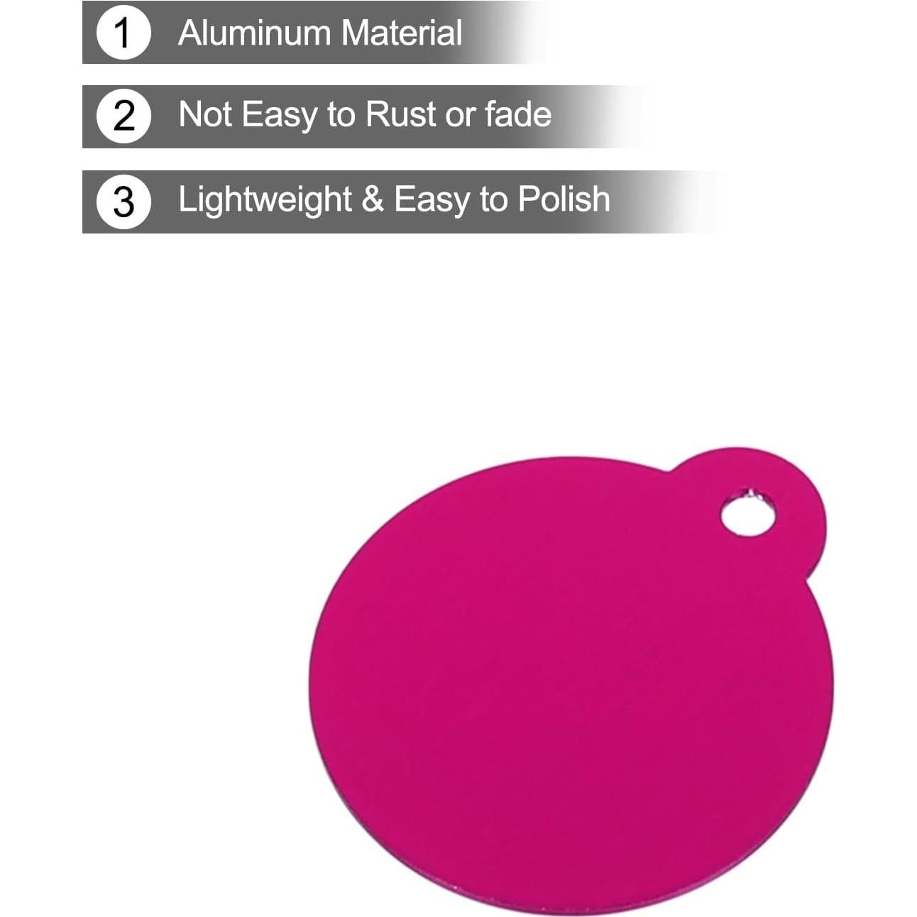 Etiquetas Redondas en Blanco MECCANIXITY 25 Piezas DIY