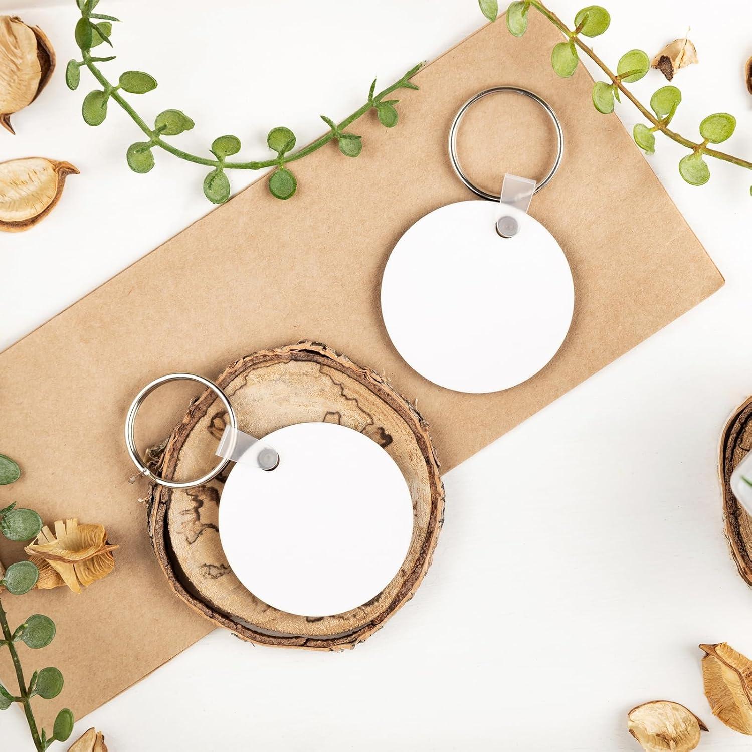 Etiquetas Redondas en Blanco MECCANIXITY 25 Piezas DIY