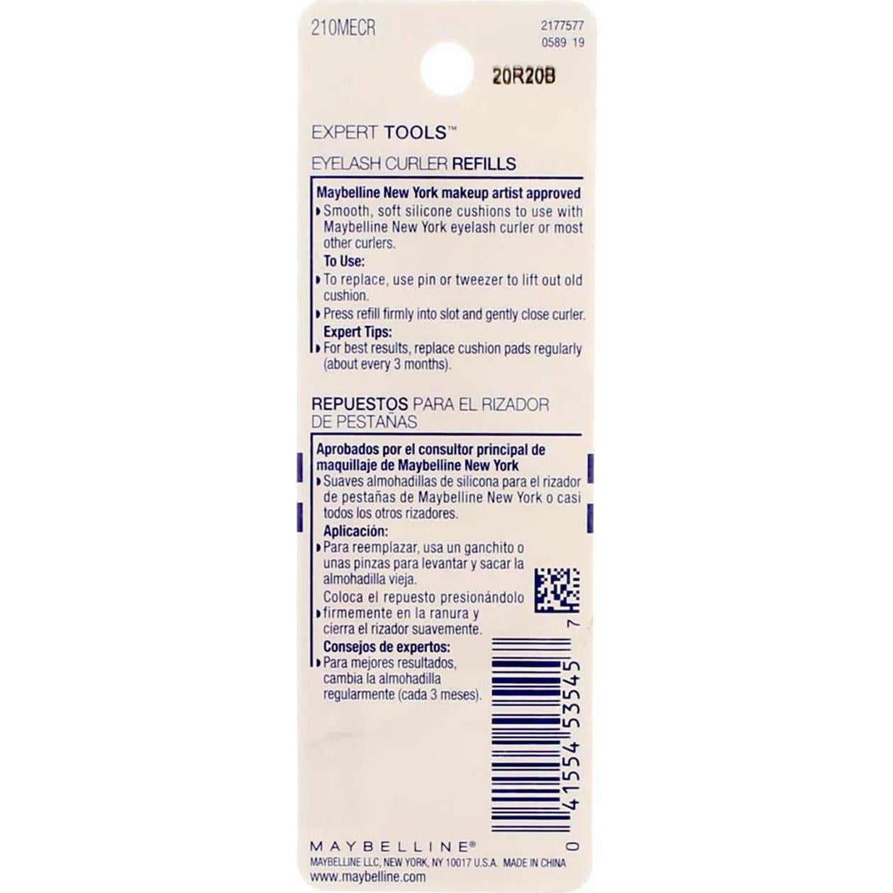 Cojines de Silicona para Rizador de Pestañas Maybelline