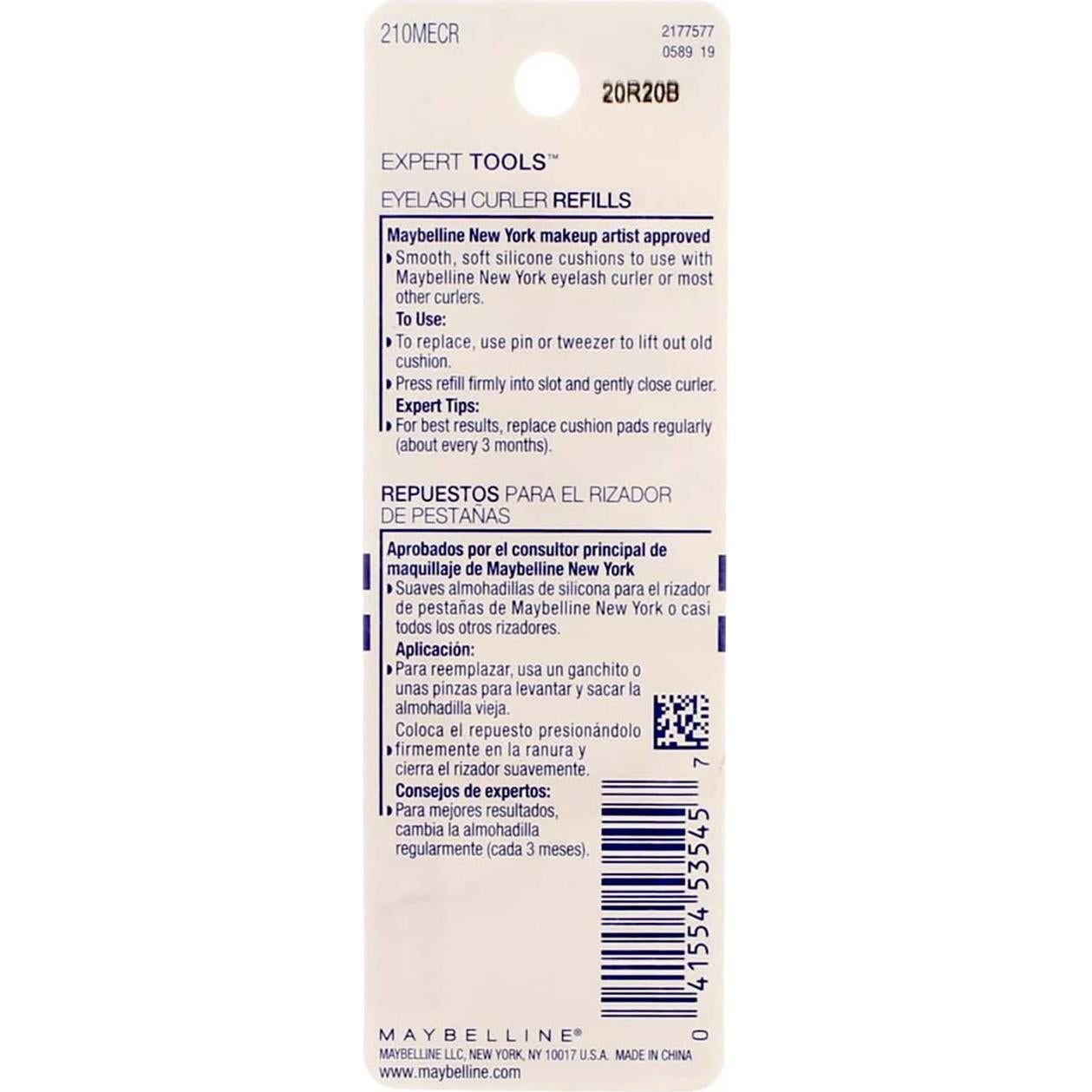 Cojines de Silicona para Rizador de Pestañas Maybelline