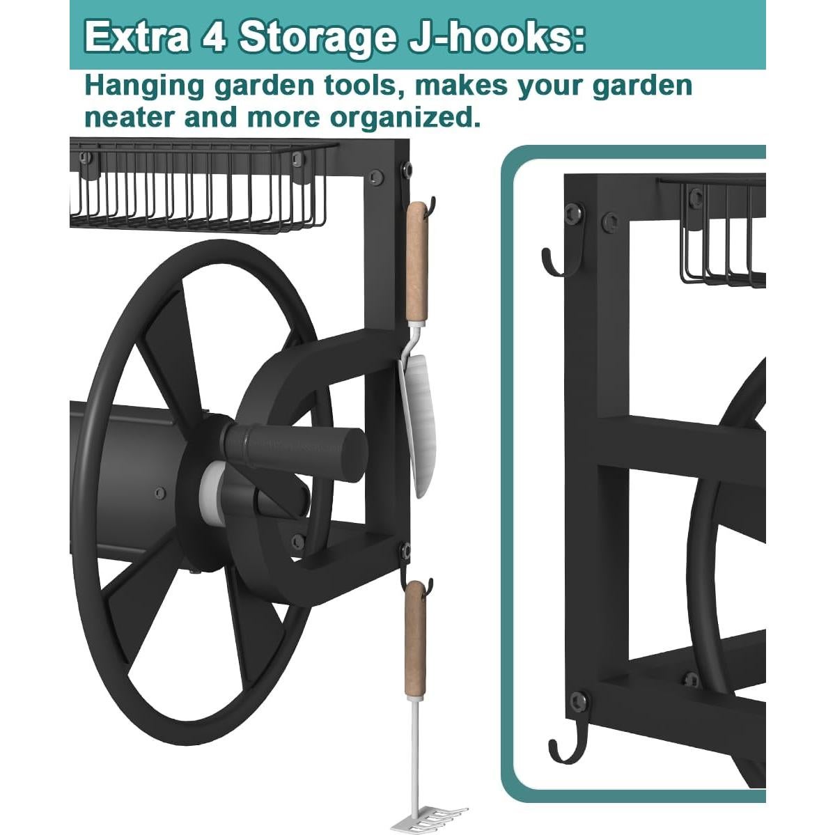 Carrete de Manguera Montado en Pared Artigarden 38,10 m