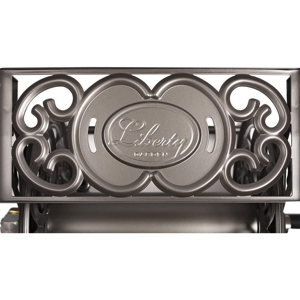 Carrete de Manguera de Pared Liberty Garden 708 - Acero Bronce