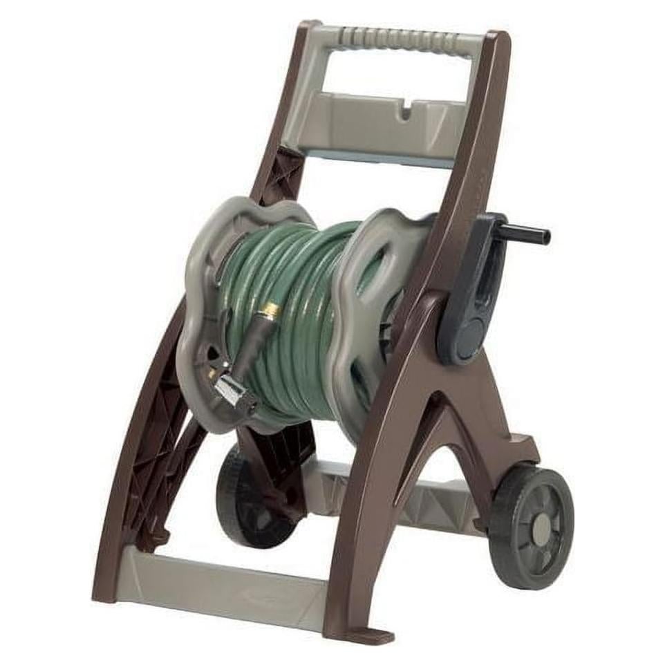 Carro de Carrete de Manguera AGrAdi 53m Manual Taupe