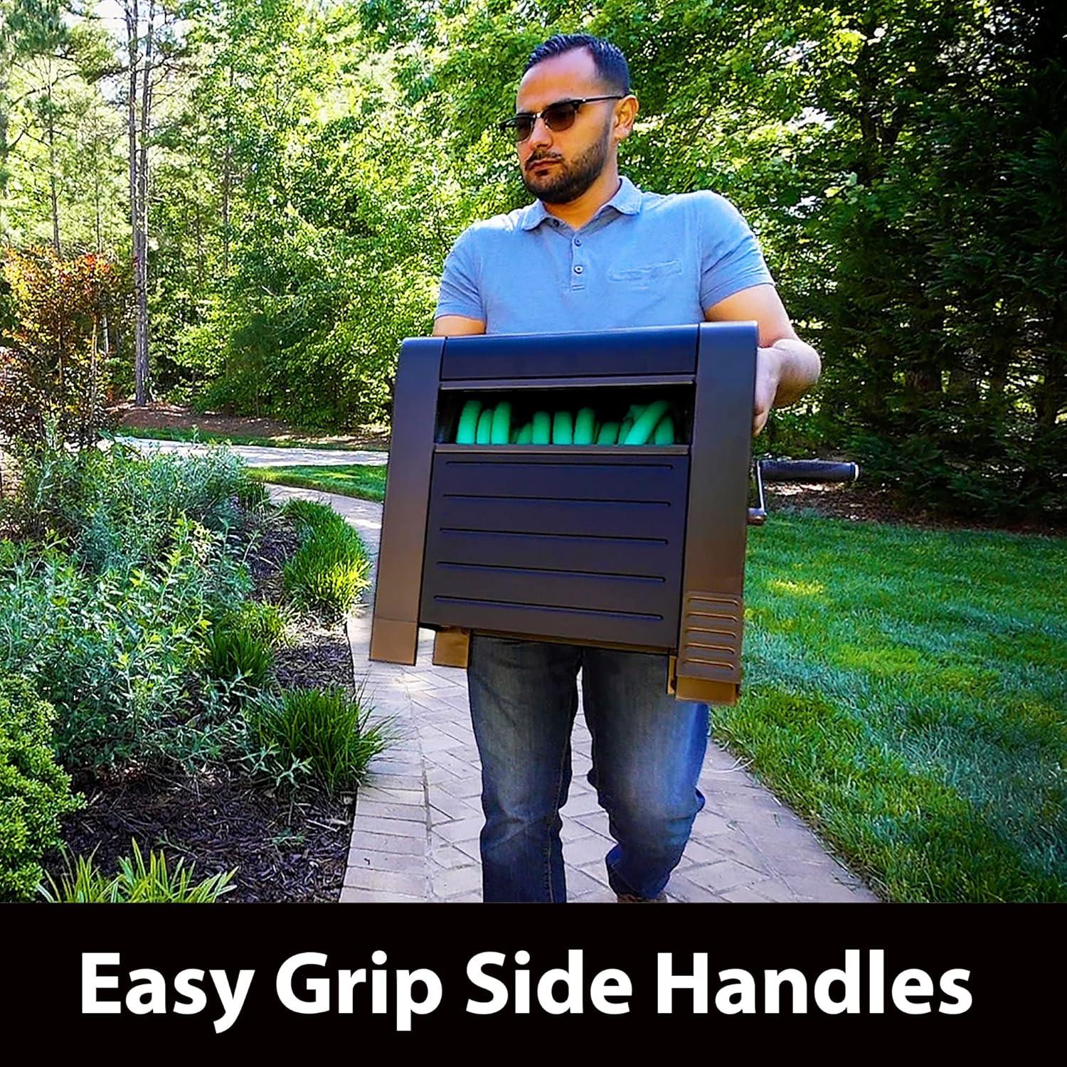 Caja de Almacenamiento de Manguera Liberty Garden 778 200 pies Bronce