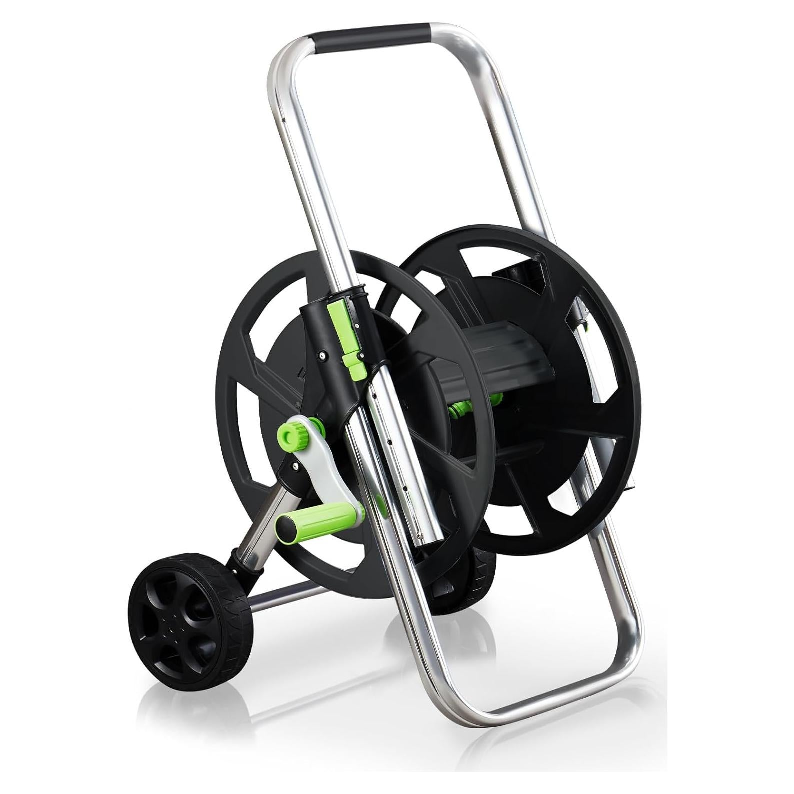 Carrete de Manguera YESTAR 75-150 pies Metal Negro