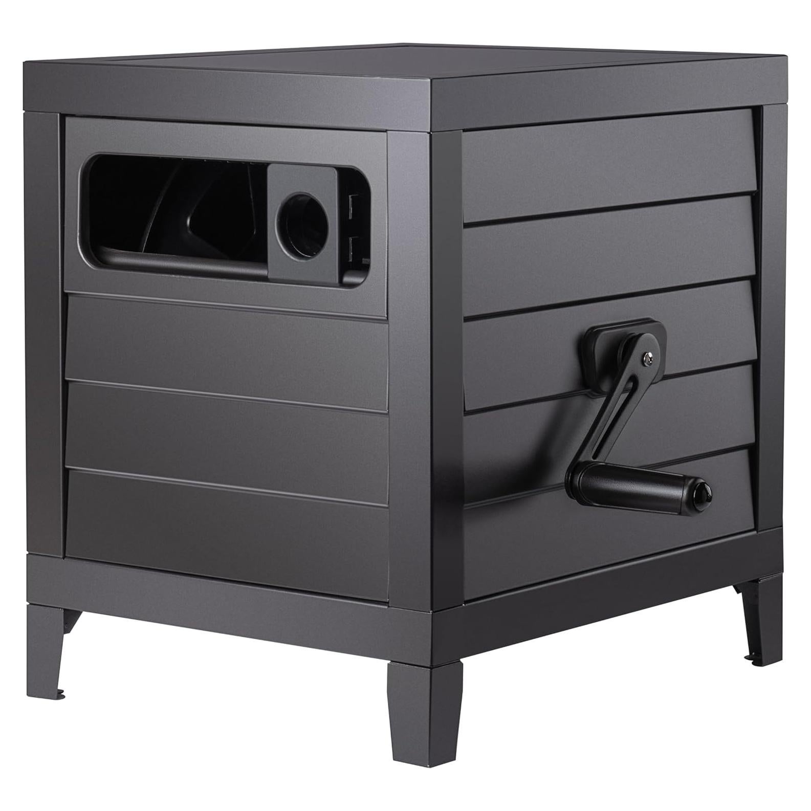 Caja de Manguera de Jardín AQUAZILLA 150 pies Metal Marrón