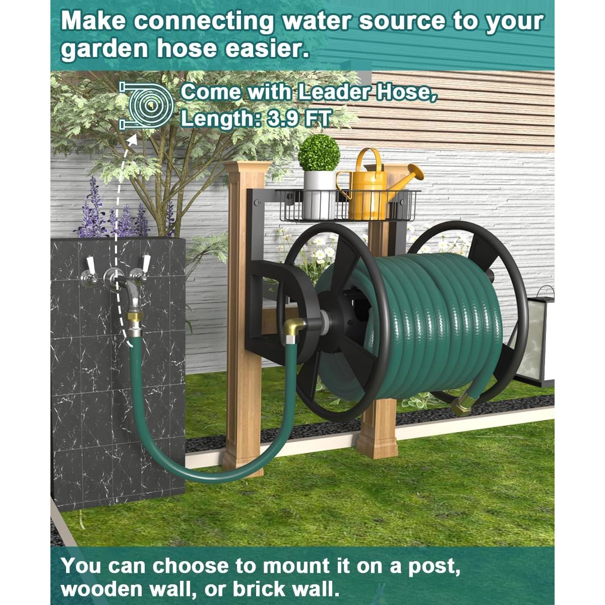 Carrete de Manguera Montado en Pared Artigarden 125 Pies