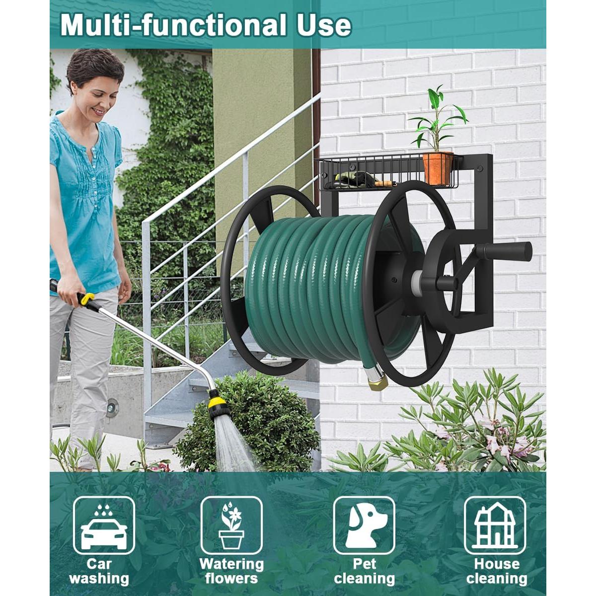 Carrete de Manguera Montado en Pared Artigarden 125 Pies