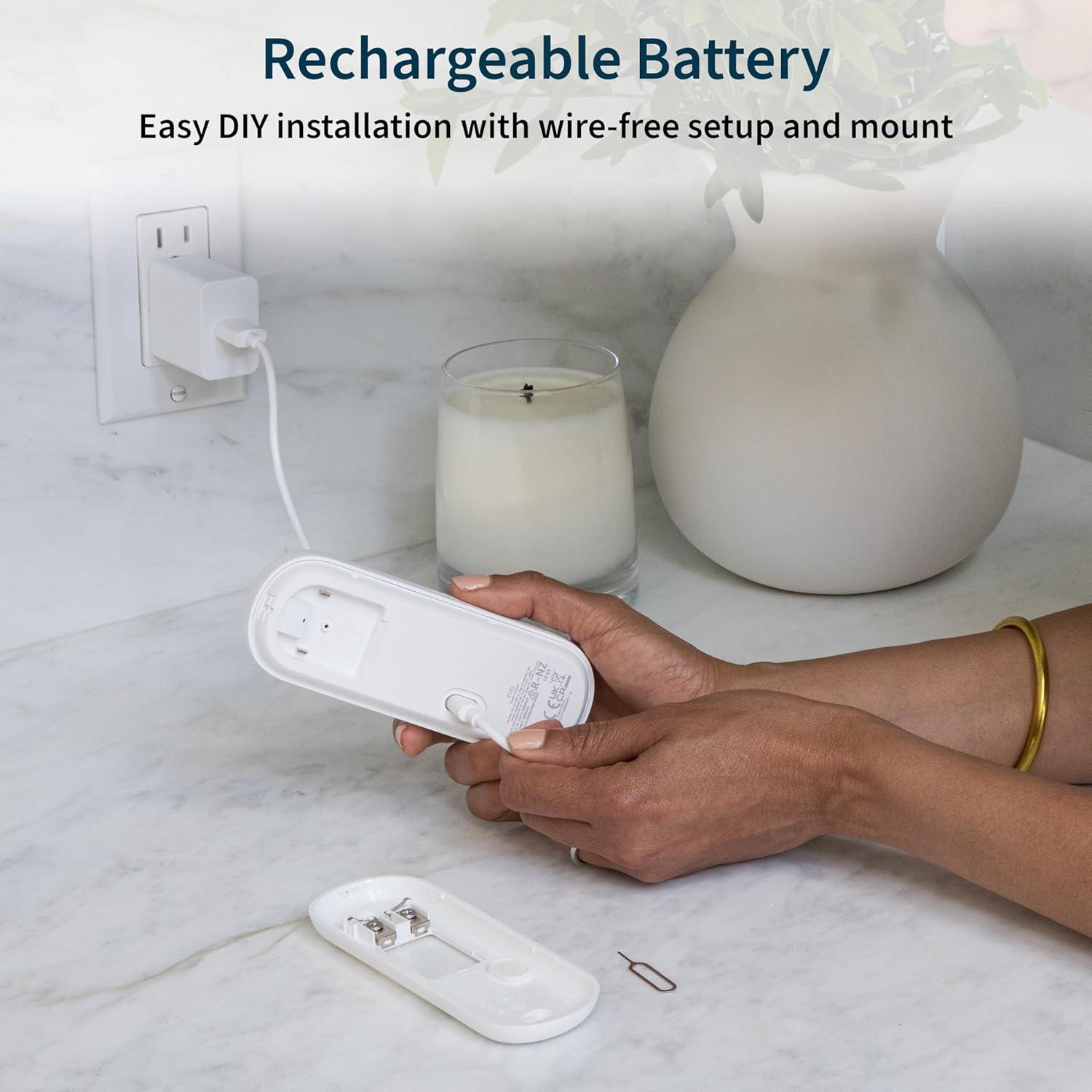 Timbre de Video Arlo 2K HD con Chime 2, Blanco