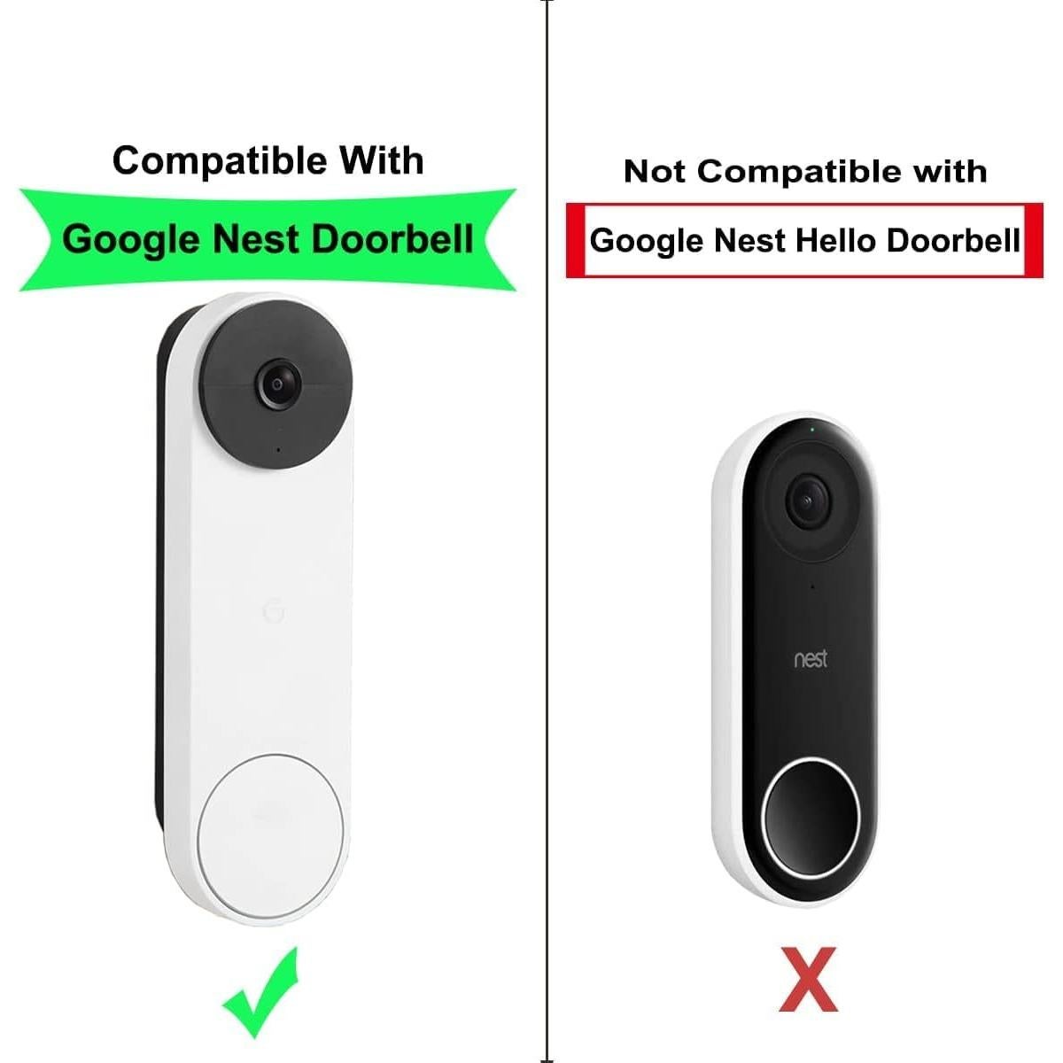 Cubierta de Silicona Marrón para Google Nest Doorbell