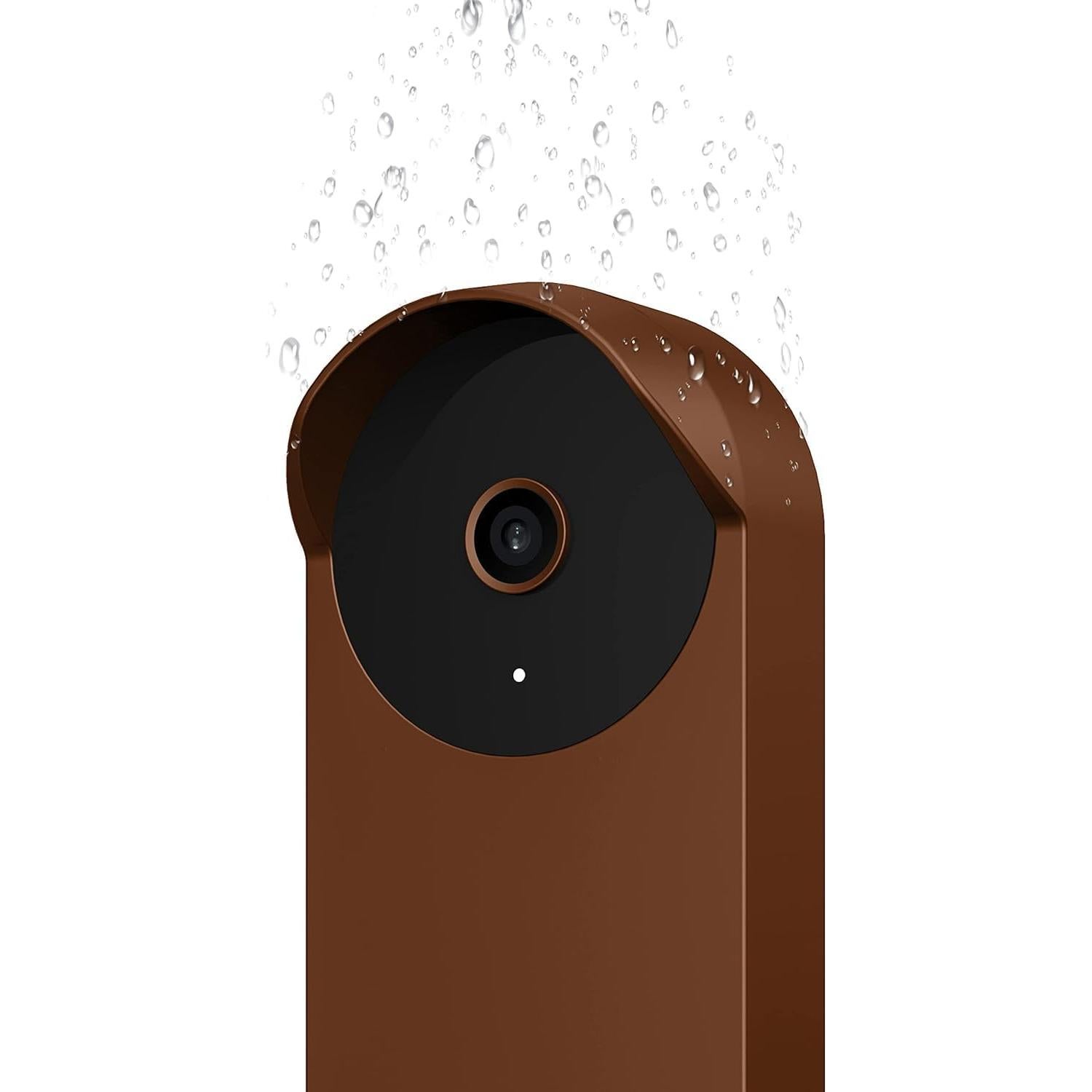 Cubierta de Silicona Marrón para Google Nest Doorbell