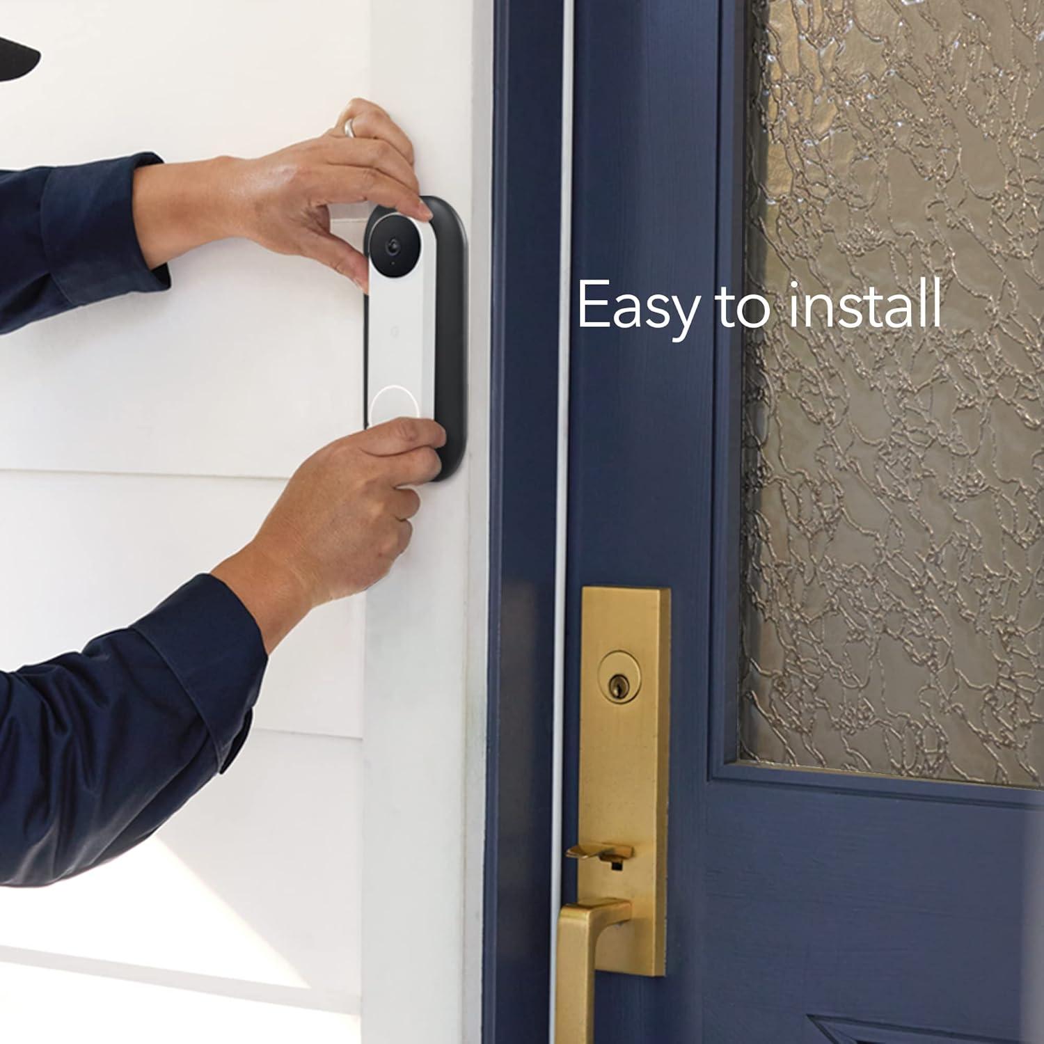 Placa de Pared Wasserstein para Google Nest Doorbell 2ª Gen