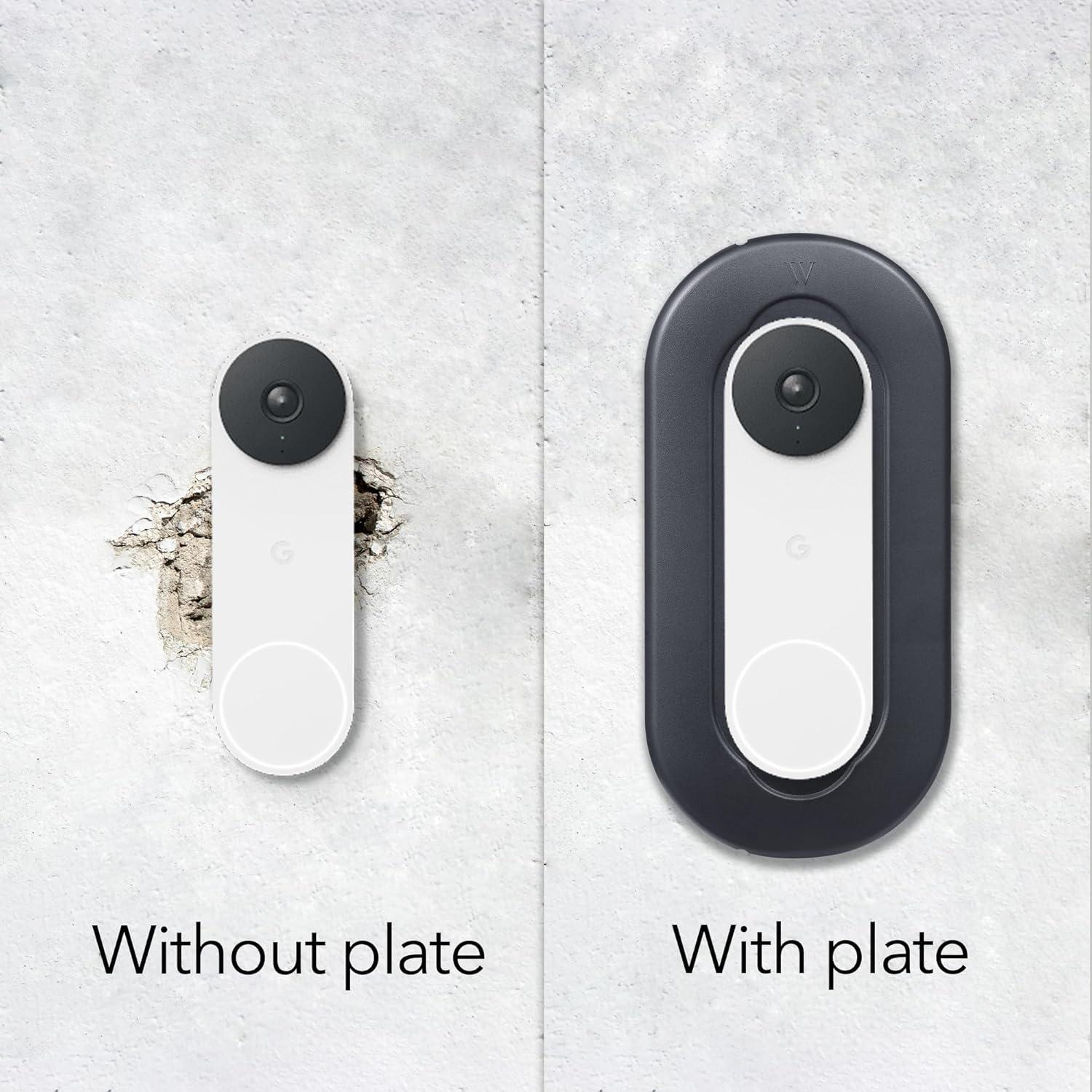 Placa de Pared Wasserstein para Google Nest Doorbell 2ª Gen