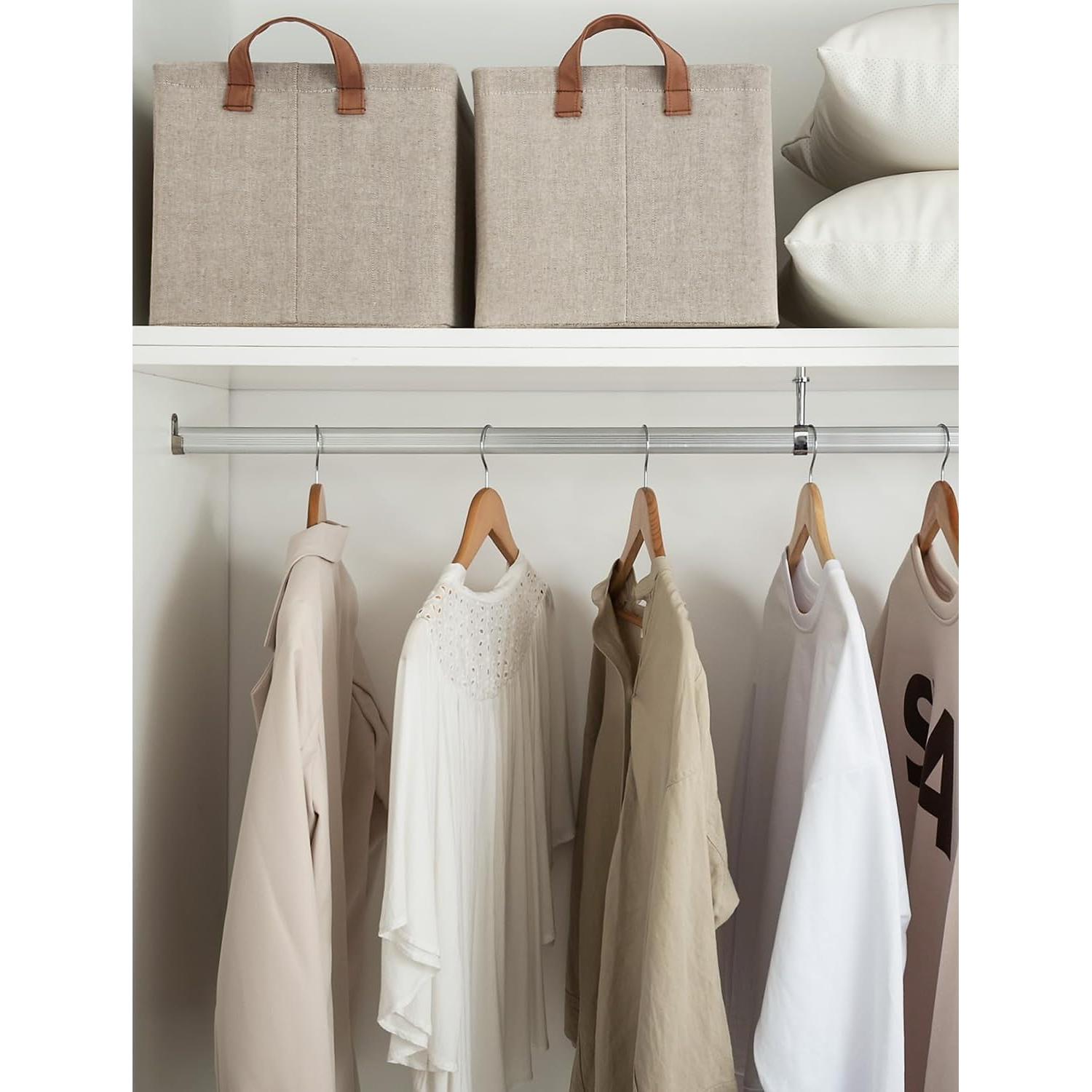 Cajas de Almacenamiento StorageWorks 31L Marrón y Beige - 2 Unidades