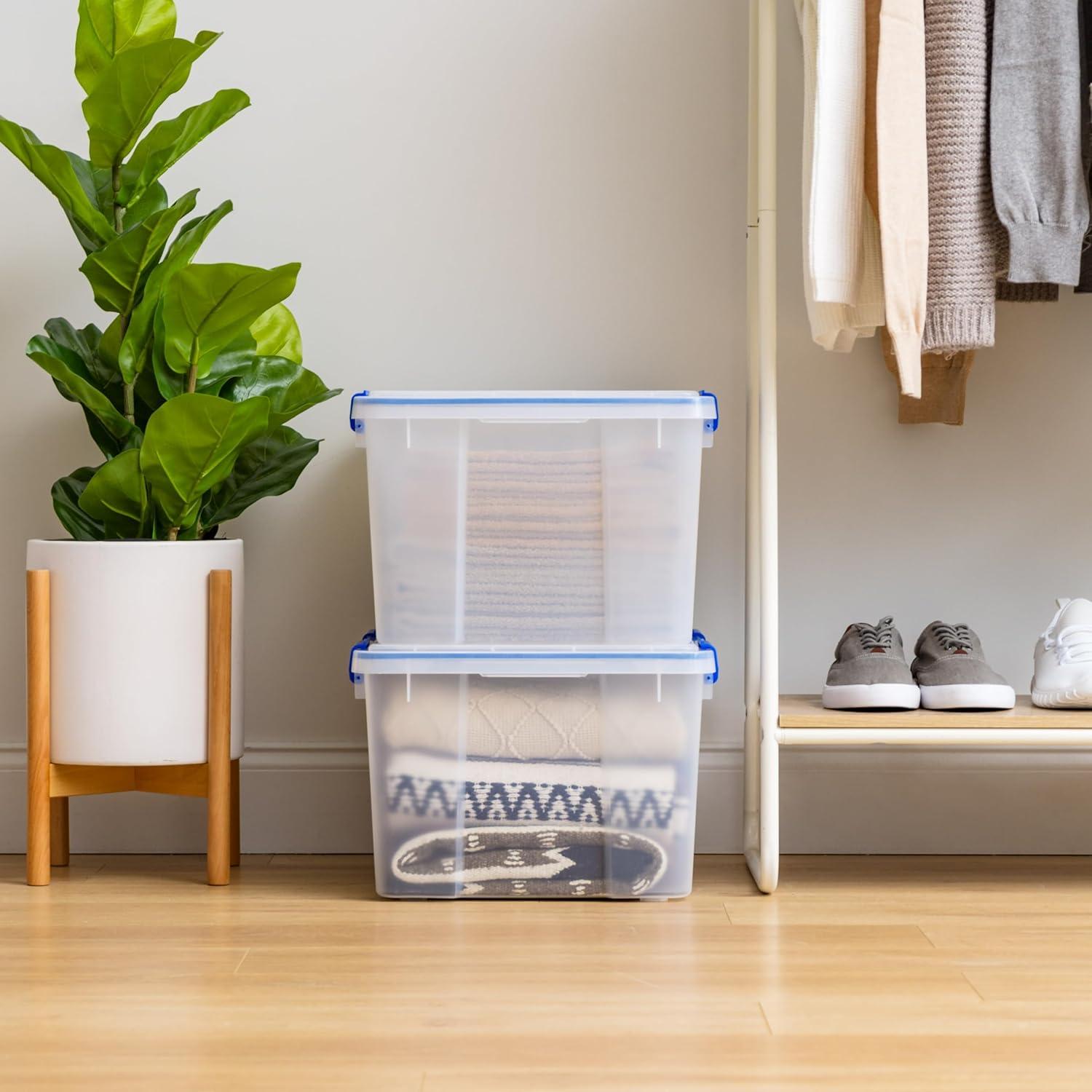 Contenedores de Almacenamiento IRIS USA 44 Qt 2 Paquete