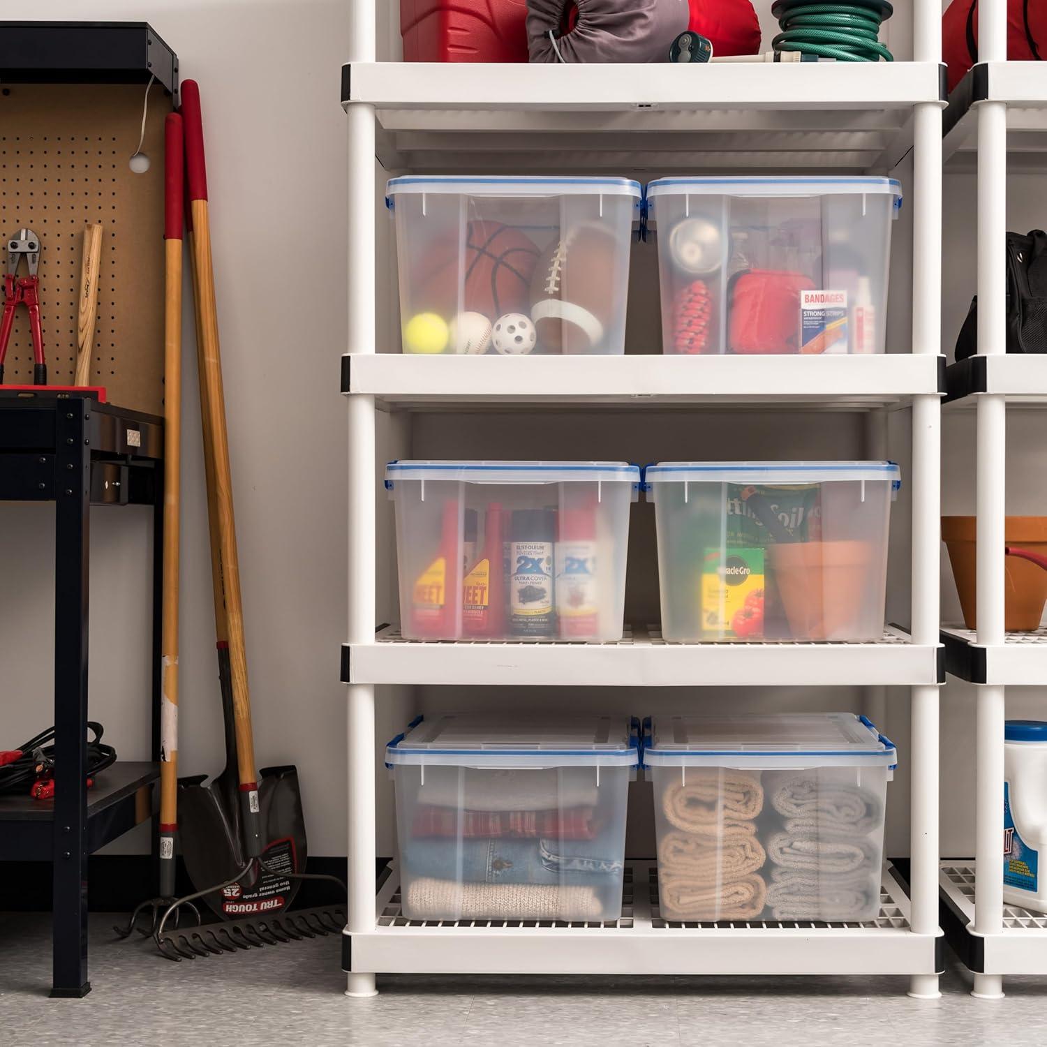 Contenedores de Almacenamiento IRIS USA 44 Qt 2 Paquete