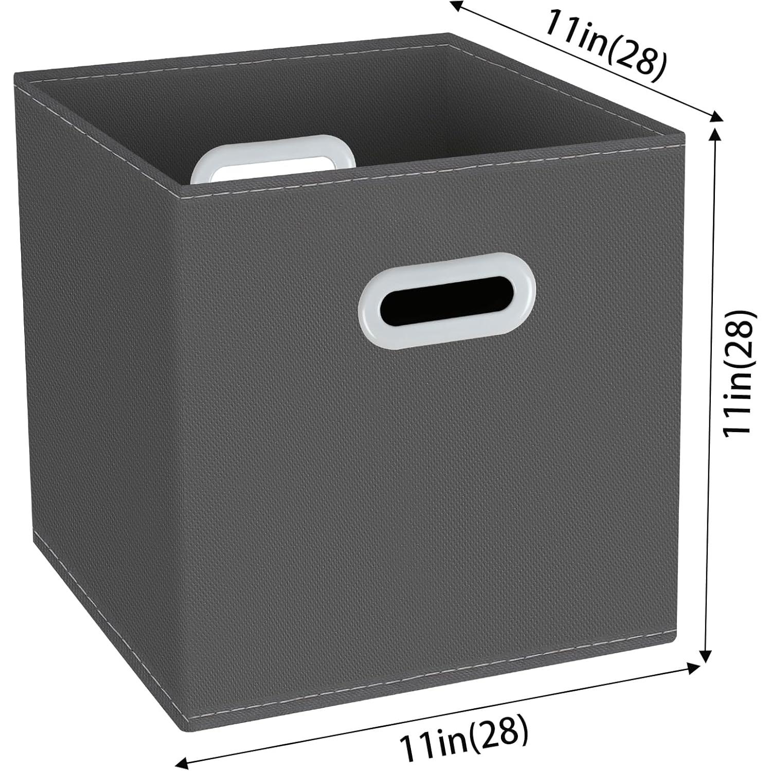 Cajas de almacenamiento Yunkeeper 3 unidades 27,94 cm gris