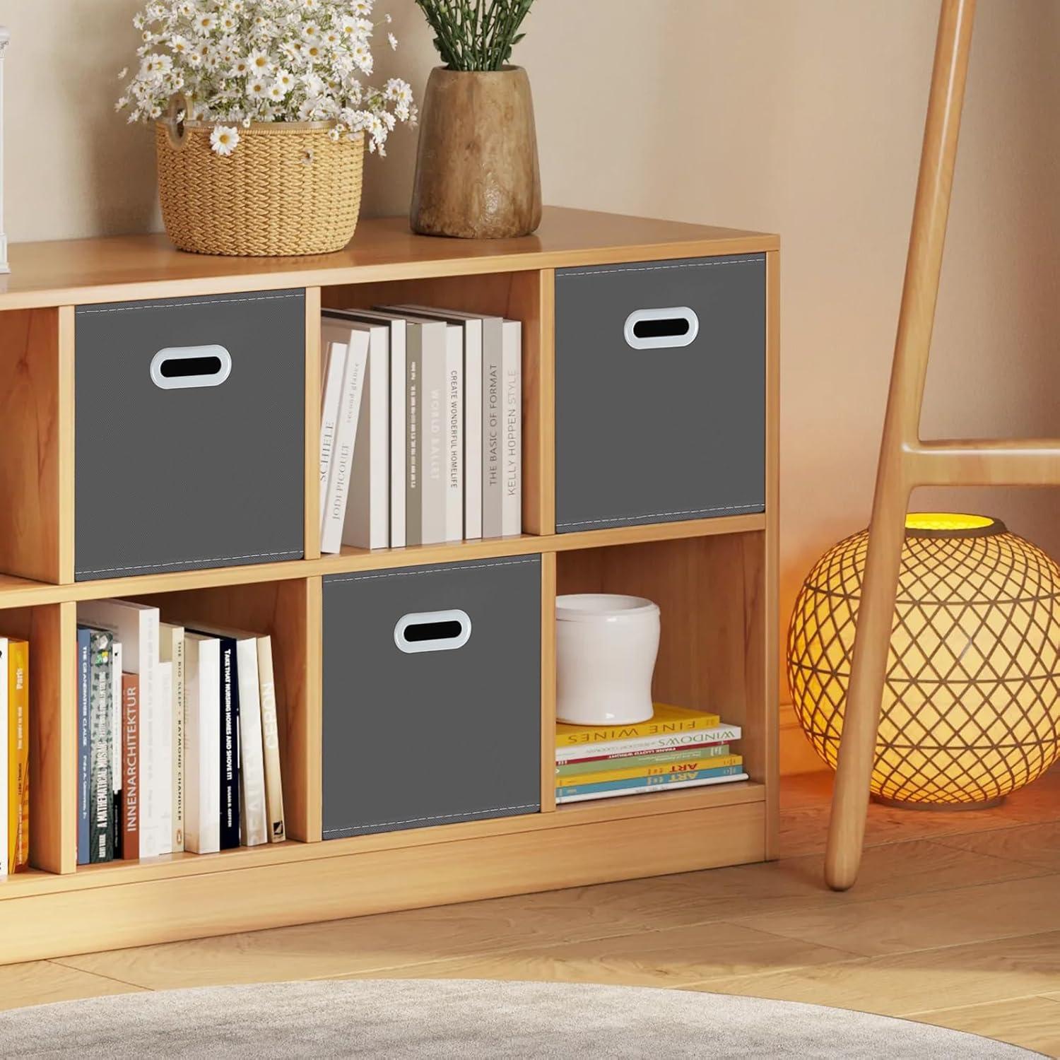 Cajas de almacenamiento Yunkeeper 3 unidades 27,94 cm gris