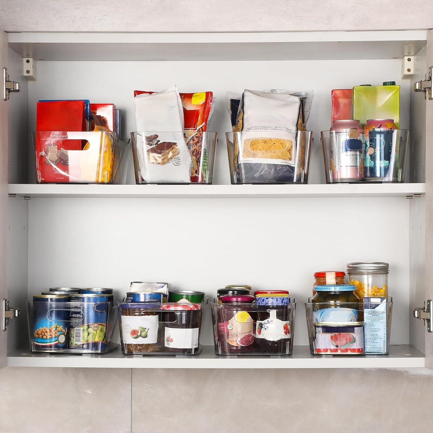 12 Bins de Almacenamiento Transparentes LANDNEOO 3.7L Multiusos