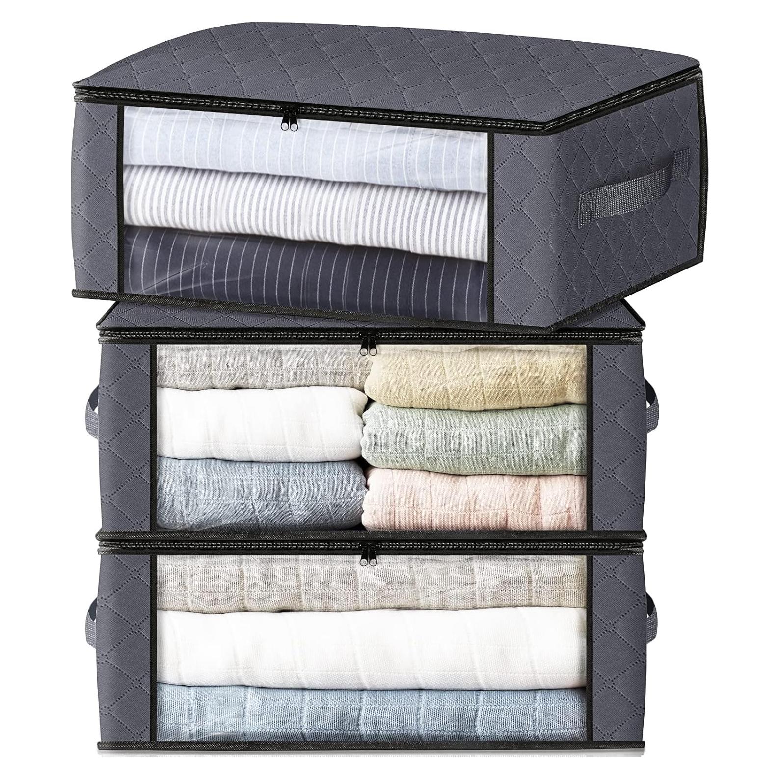 Bolsas de Almacenamiento HomeHacks 3-Pack 35L Gris