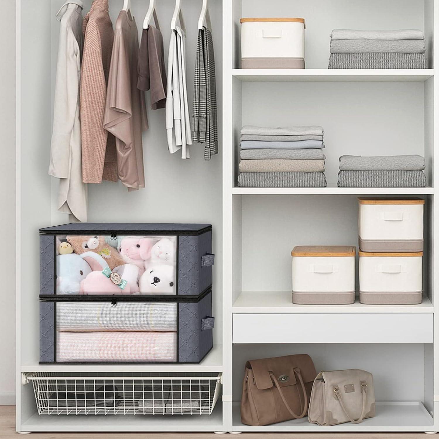 Bolsas de Almacenamiento HomeHacks 3-Pack 35L Gris