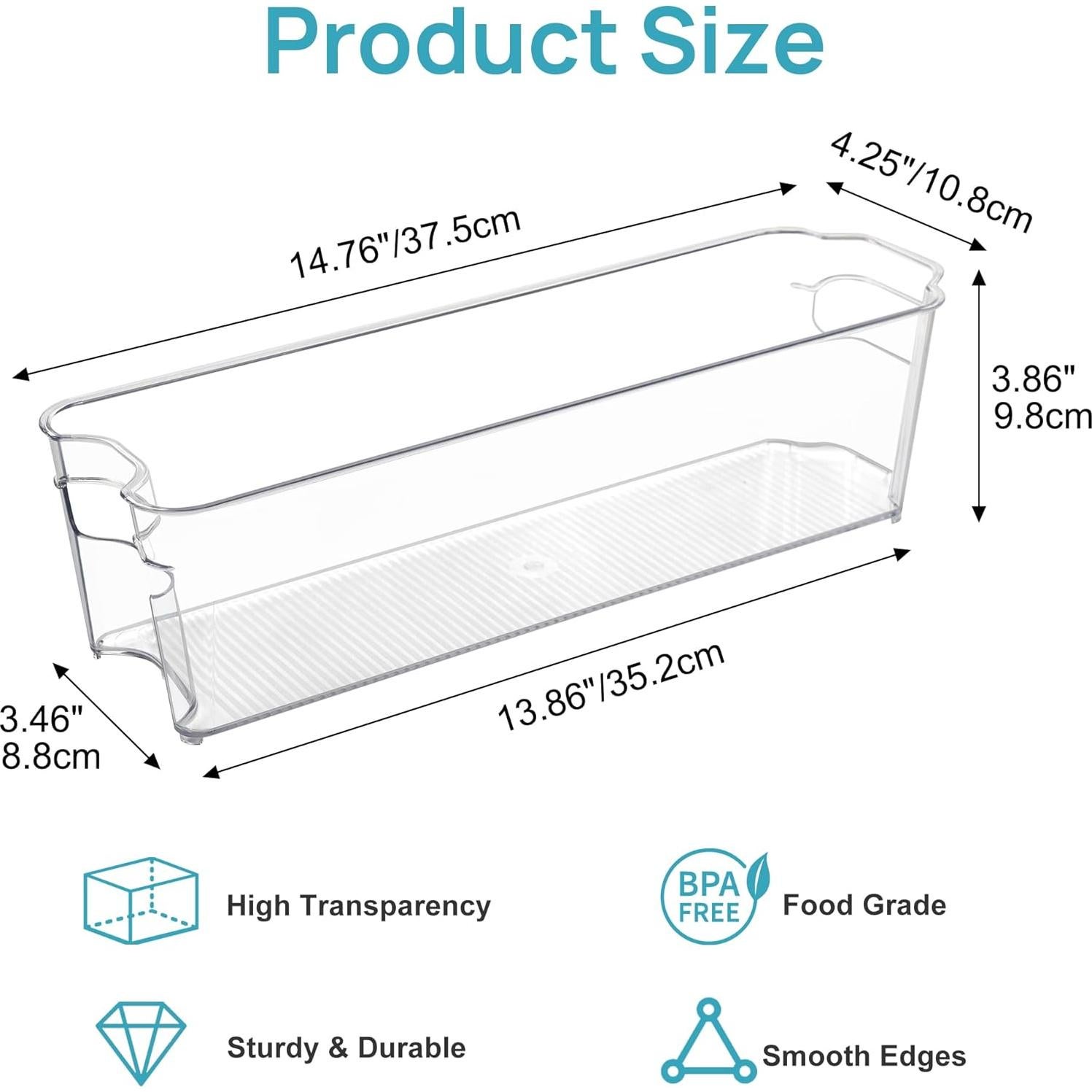 Contenedor de Almacenamiento Vtopmart 4PCS para Leche Materna
