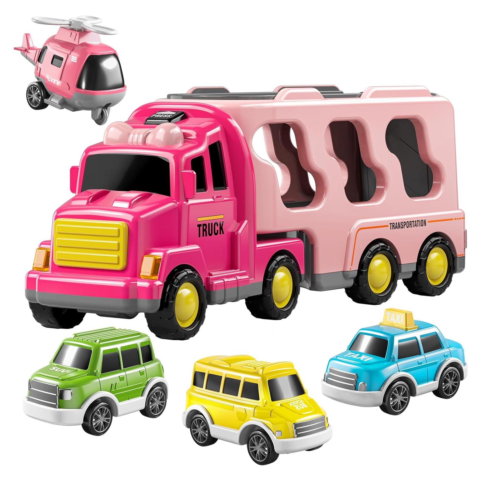 Camión Transportador TEMI 5 en 1 para Niñas 3 a 6 Años