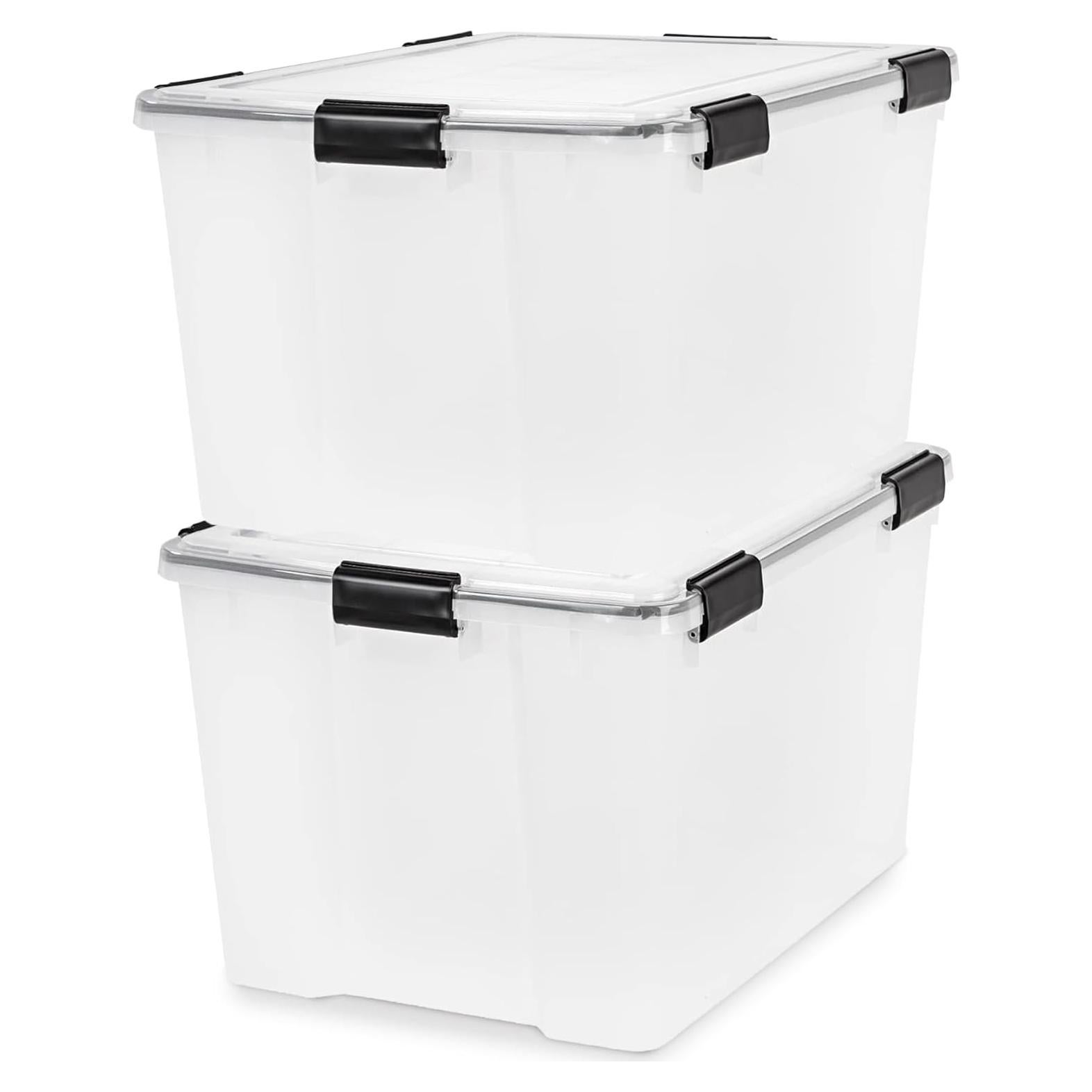 Contenedores de Almacenamiento IRIS USA 74 Qt 2 Paquete