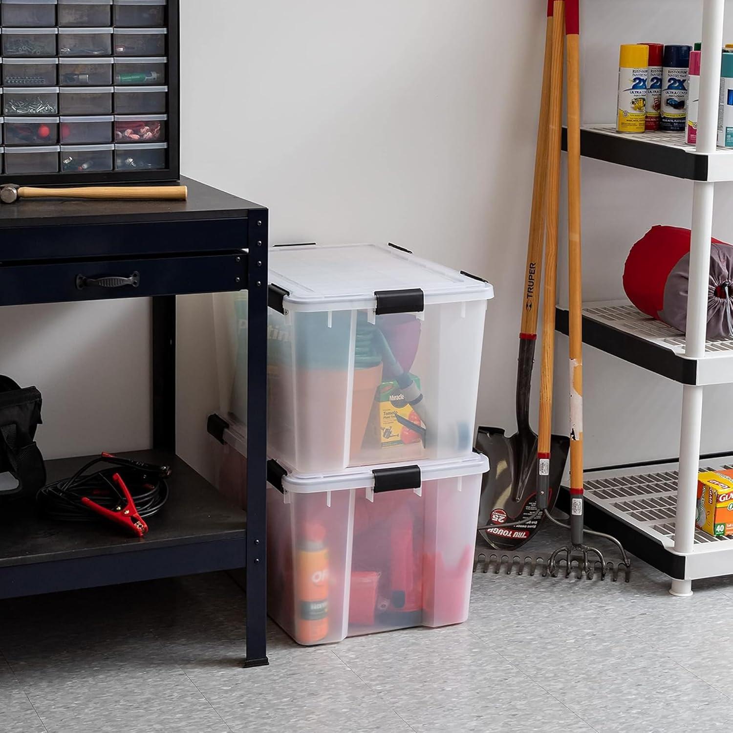 Contenedores de Almacenamiento IRIS USA 74 Qt 2 Paquete