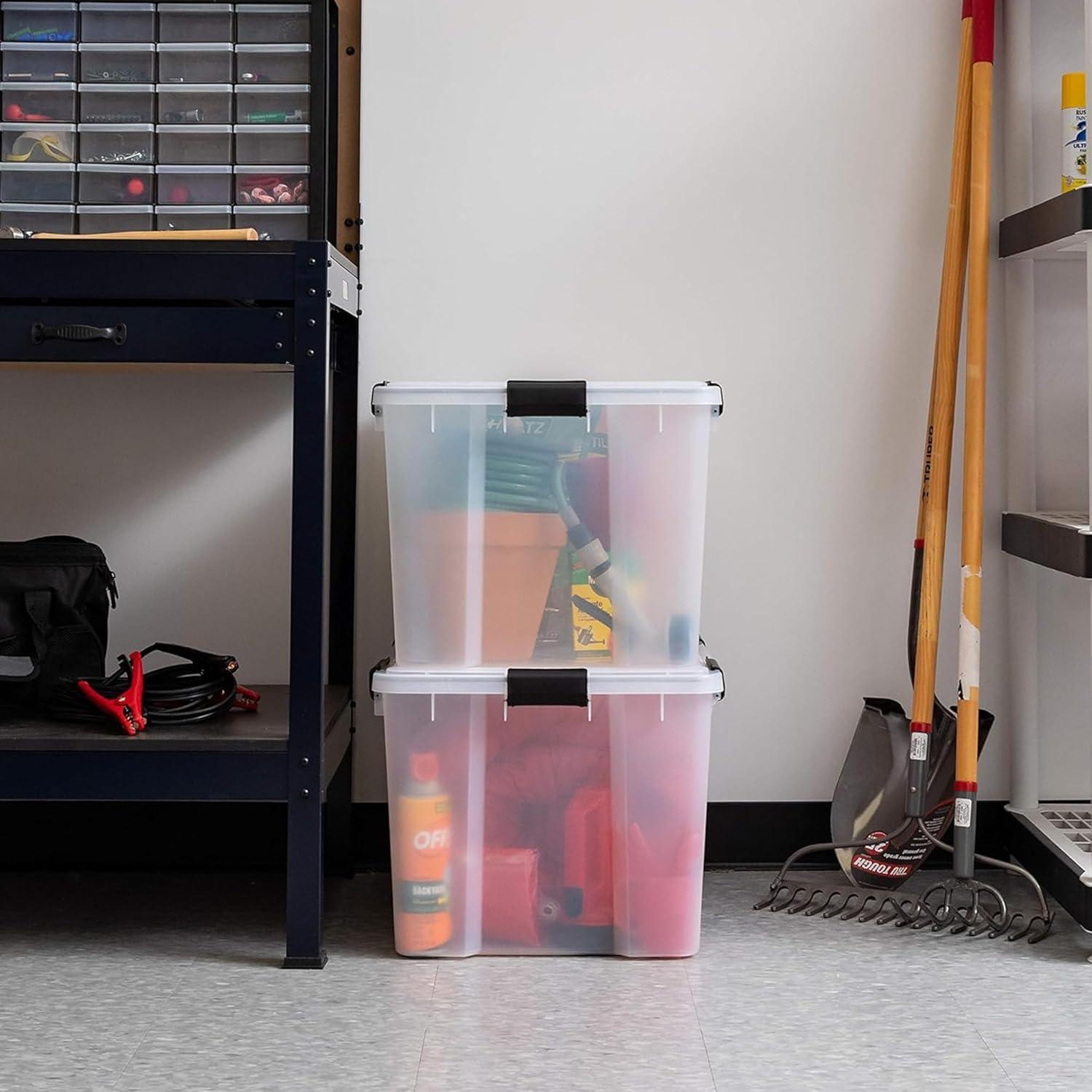 Contenedores de Almacenamiento IRIS USA 74 Qt 2 Paquete