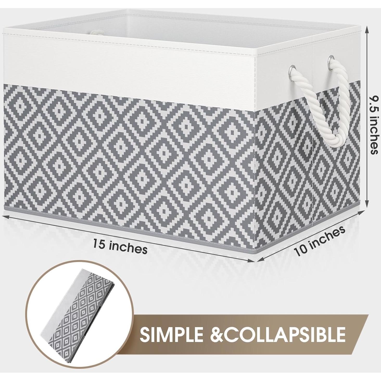 Cajas de Almacenamiento Plegables StorageTastic 3 Unidades 38x25x24cm