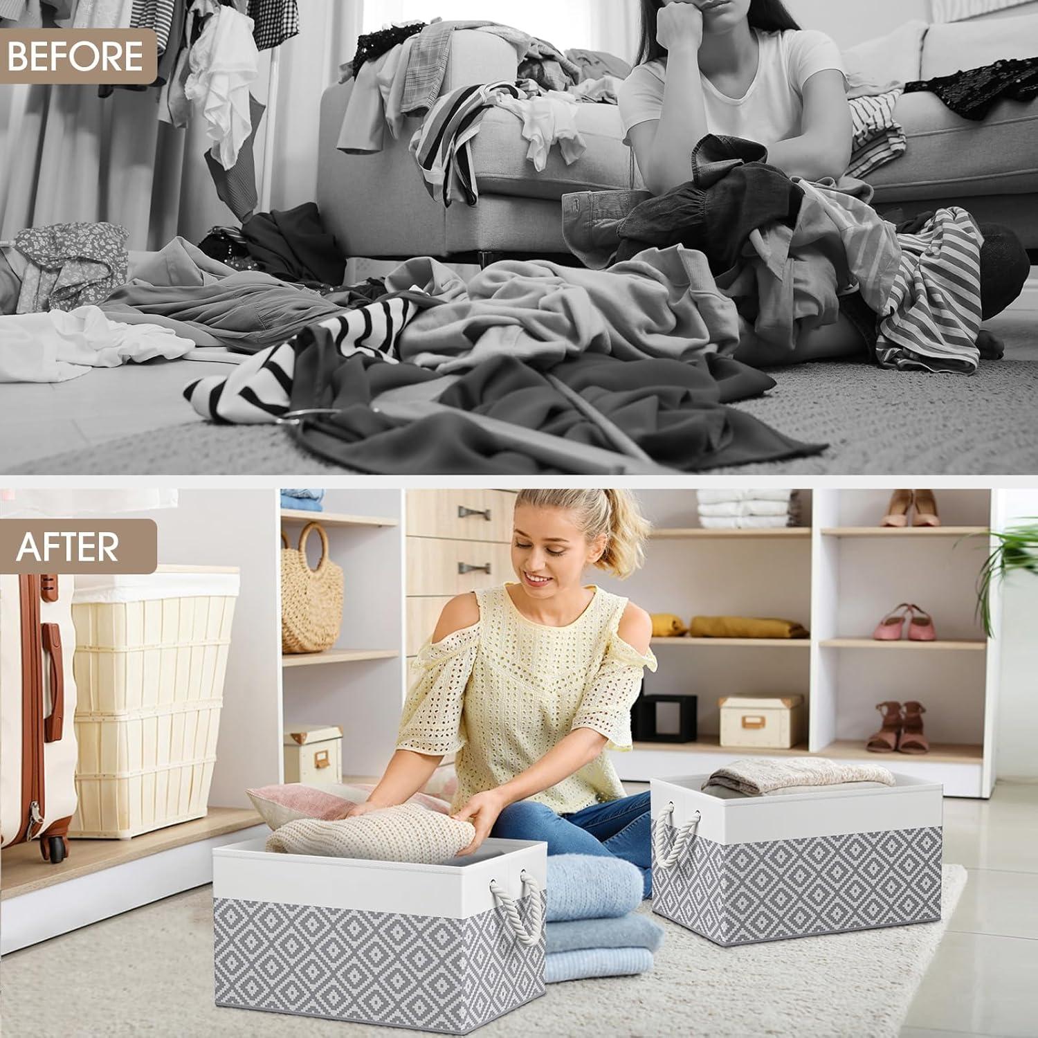 Cajas de Almacenamiento Plegables StorageTastic 3 Unidades 38x25x24cm