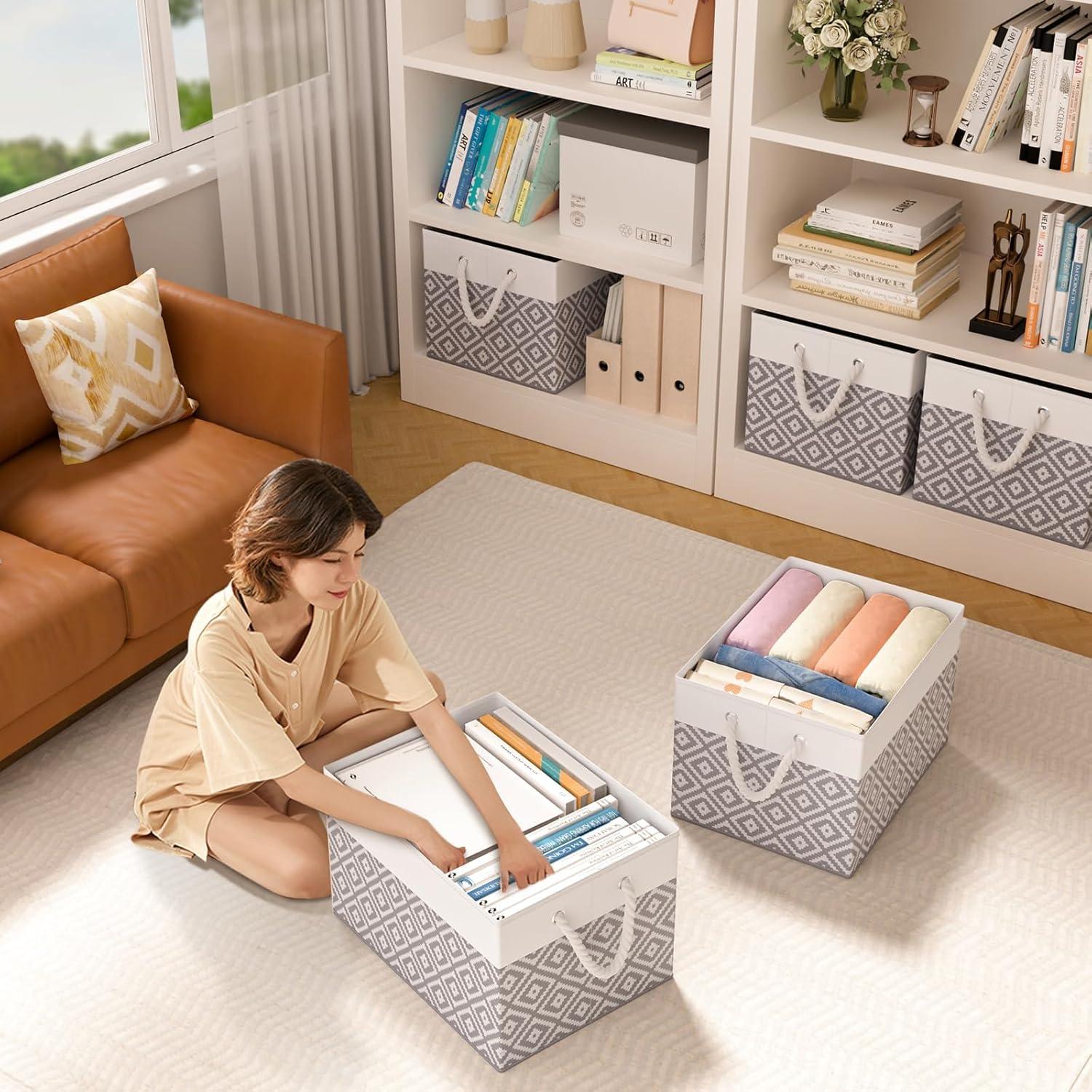 Cajas de Almacenamiento Plegables StorageTastic 3 Unidades 38x25x24cm