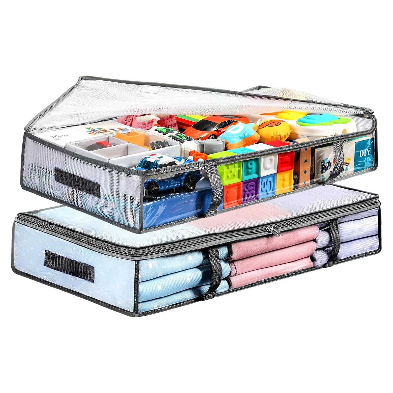 Contenedores de Almacenamiento LANDNEOO 2 Piezas 81x44x15cm