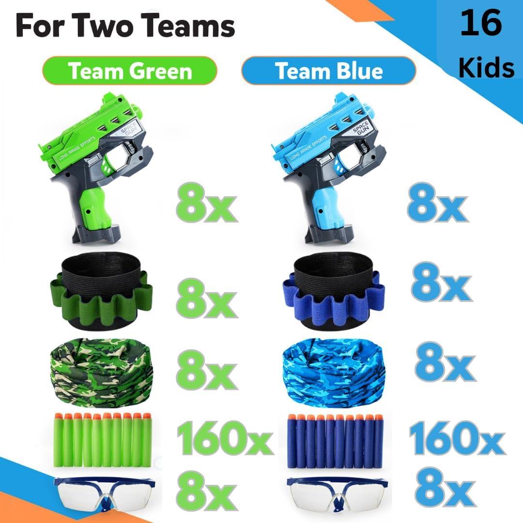 Suministros Fiesta Nerf Wishbox 16 Conjuntos para Niños