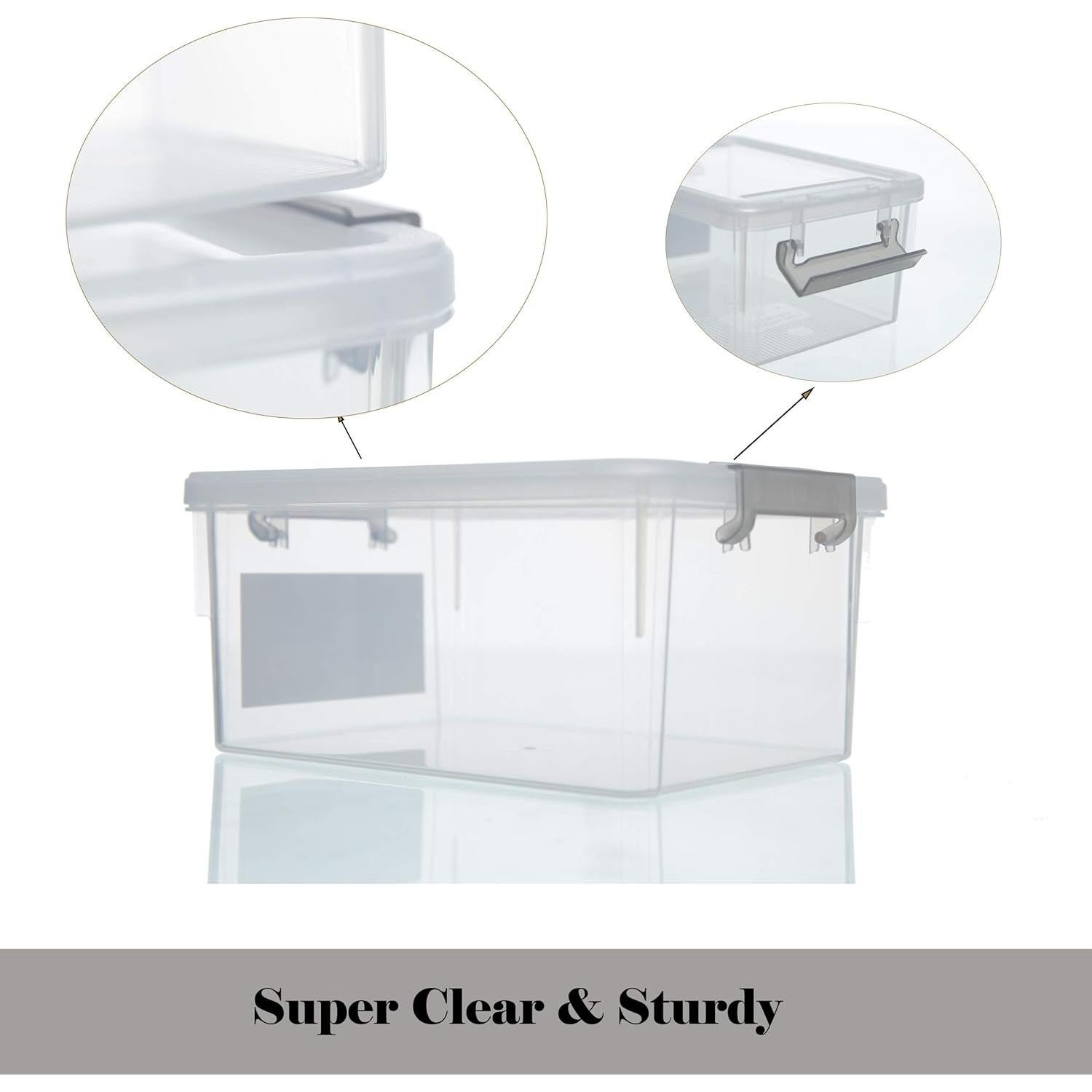 Cajas de Almacenamiento Apilables Citylife 10 PCS 1.23 L