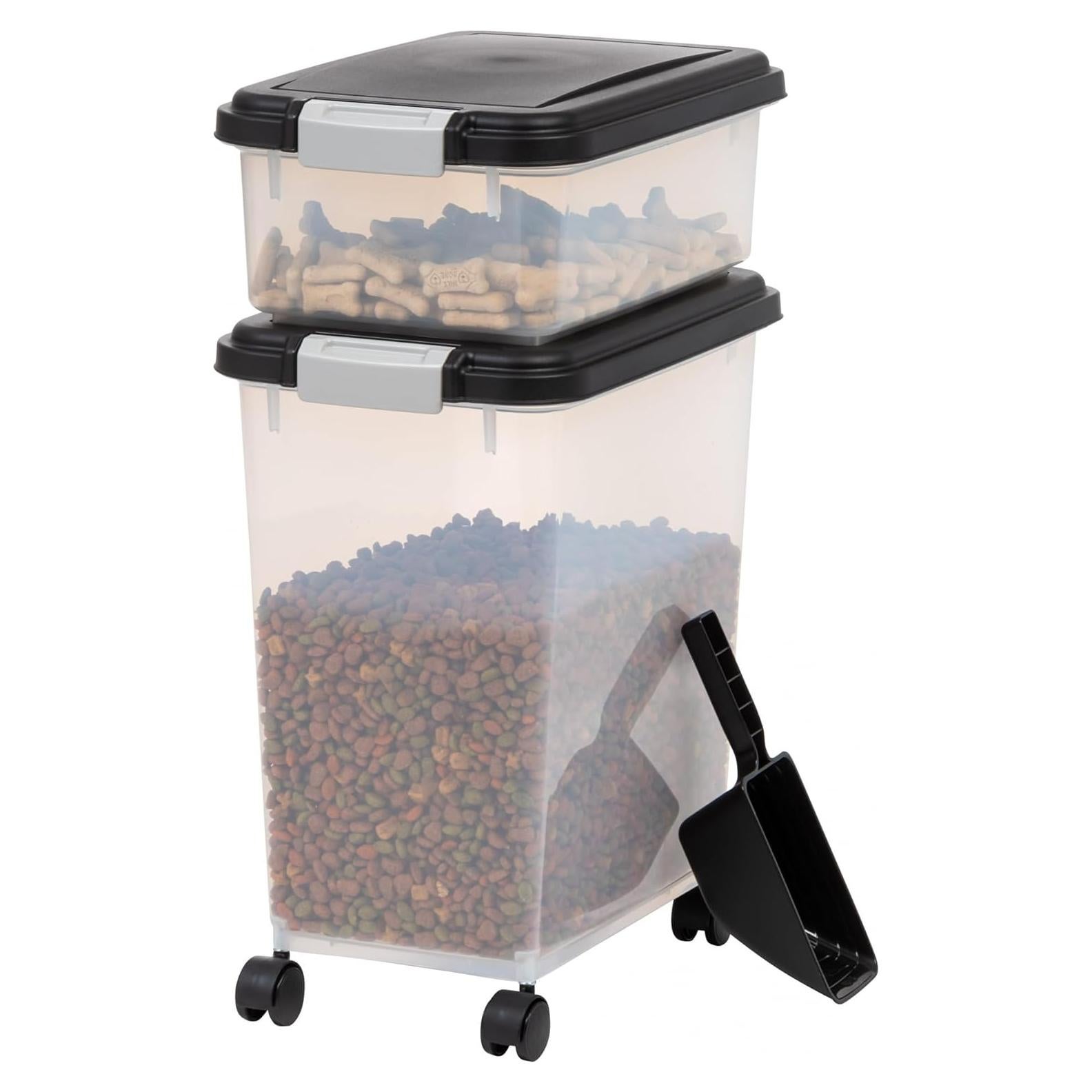 Contenedor de Almacenamiento de Comida para Perros IRIS 30 y 11 lbs