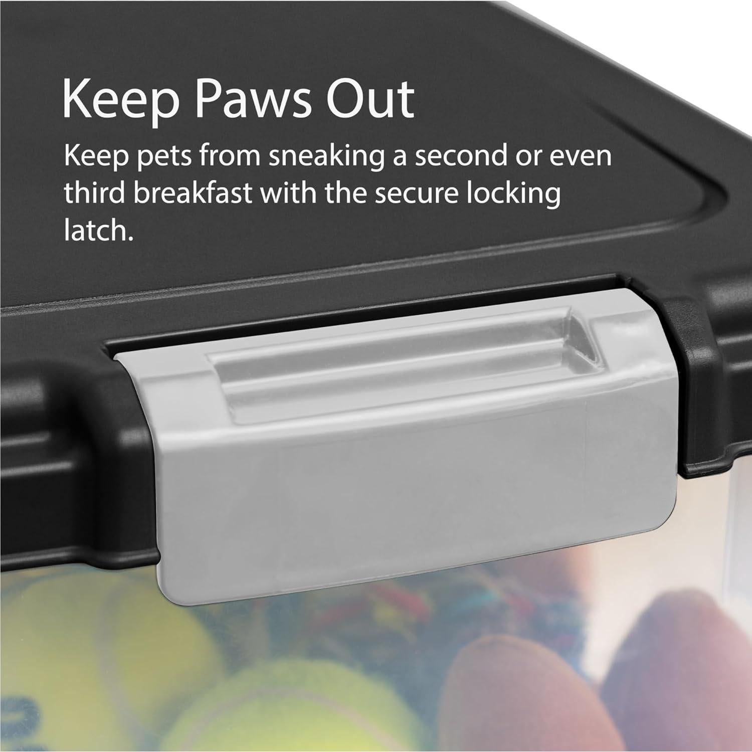 Contenedor de Almacenamiento de Comida para Perros IRIS 30 y 11 lbs