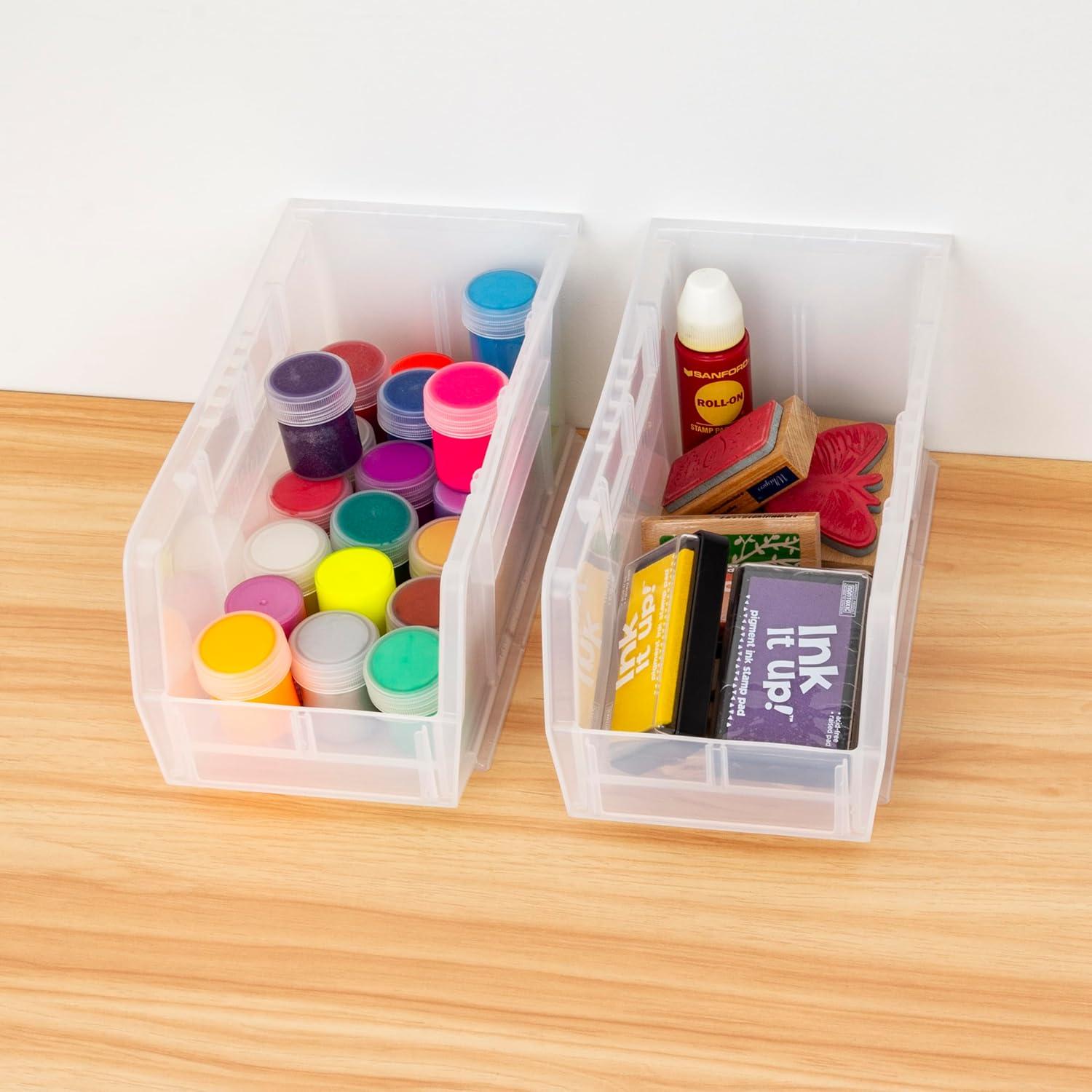 Bins de Almacenamiento Apilables Akro-Mils 30230, 12 Piezas