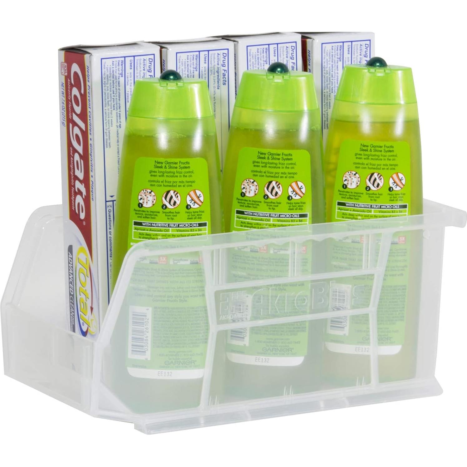 Bins de Almacenamiento Apilables Akro-Mils 30230, 12 Piezas