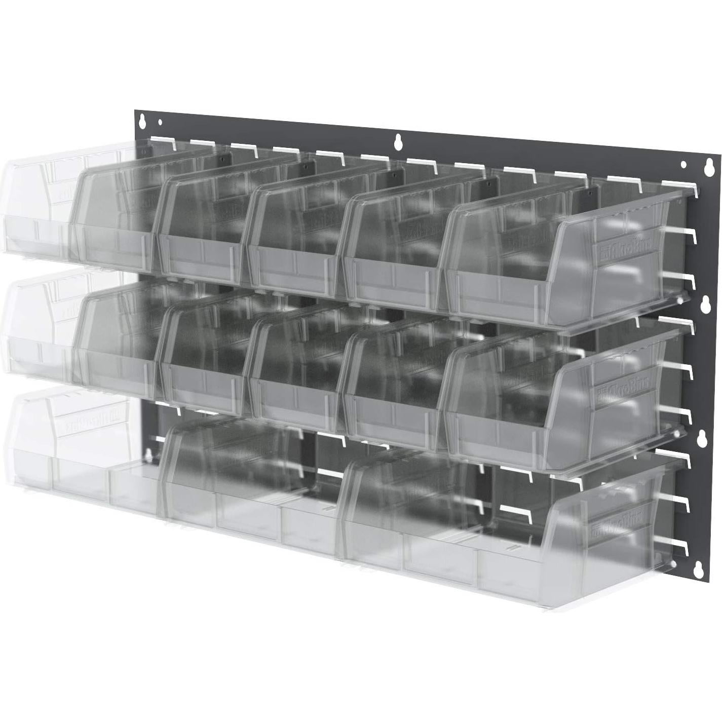 Bins de Almacenamiento Apilables Akro-Mils 30230, 12 Piezas