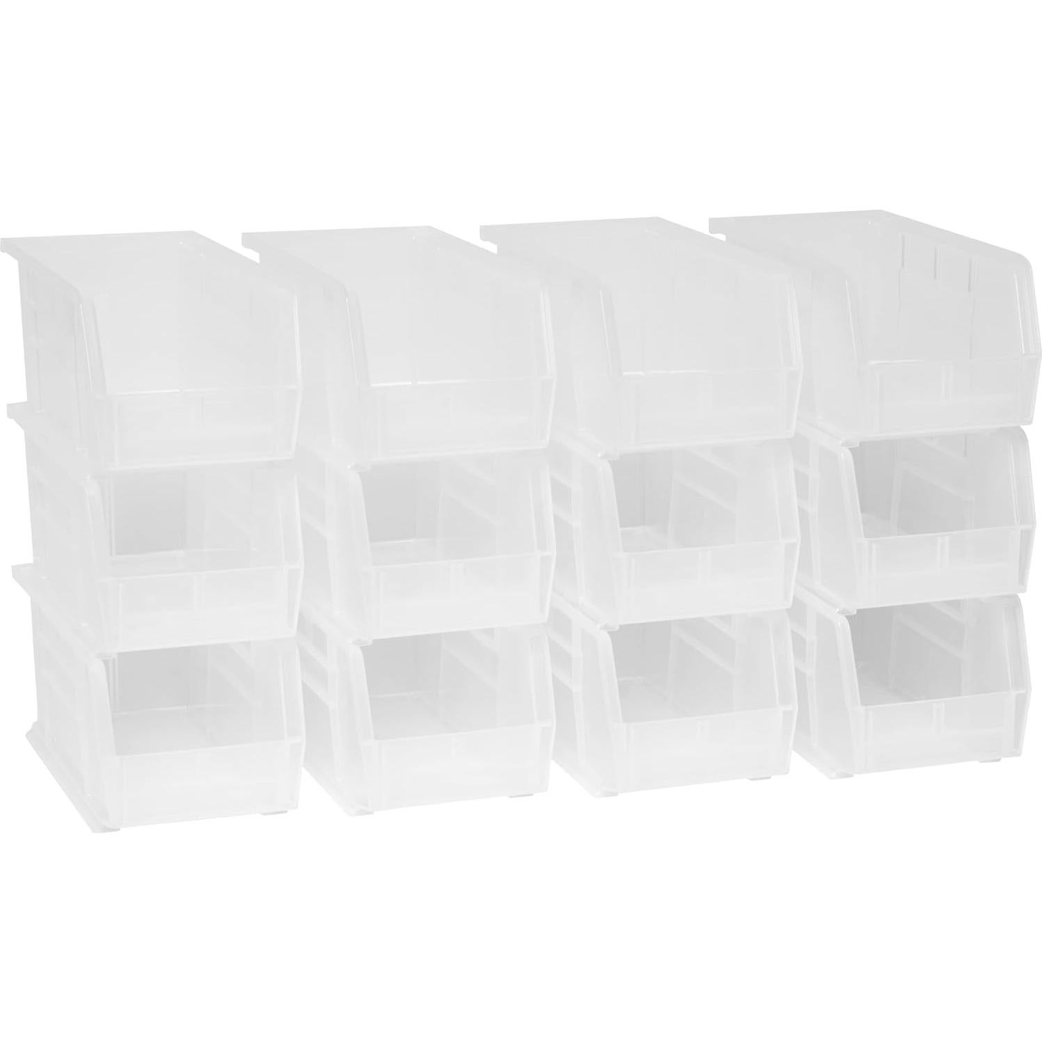 Bins de Almacenamiento Apilables Akro-Mils 30230, 12 Piezas