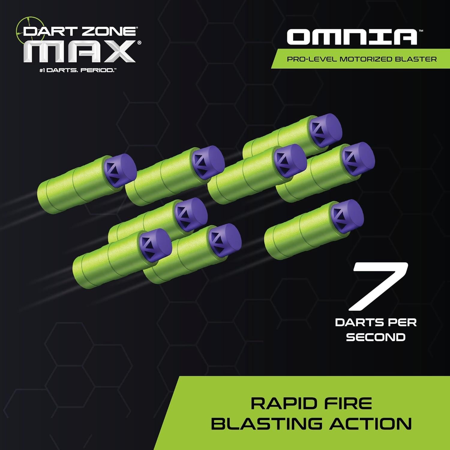 Blaster de Dardos de Espuma DART ZONE Max Omnia Pro Gen 3 150 FPS