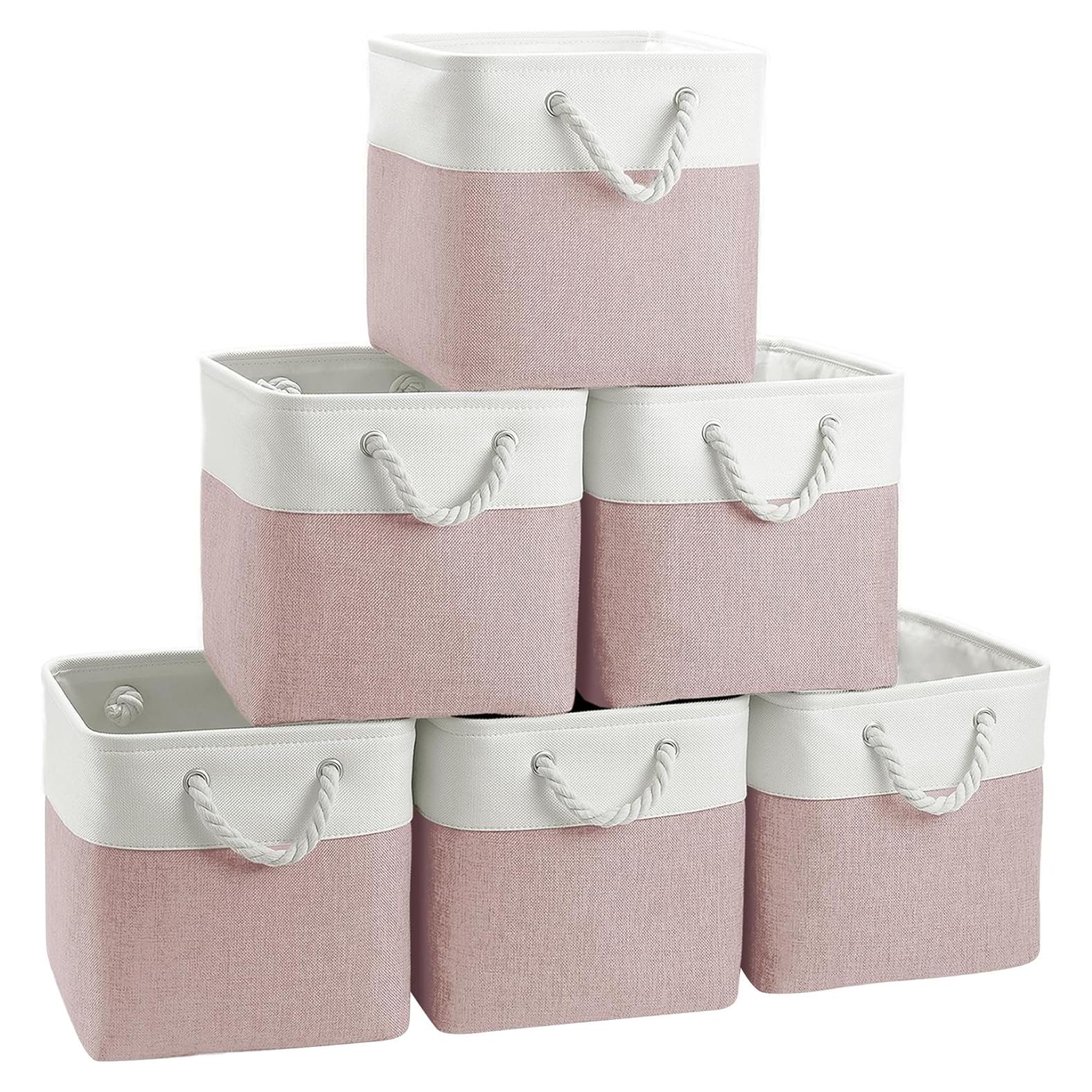 Cajas de Almacenamiento en Cubo FinishingBo 6 Piezas 27,94 cm