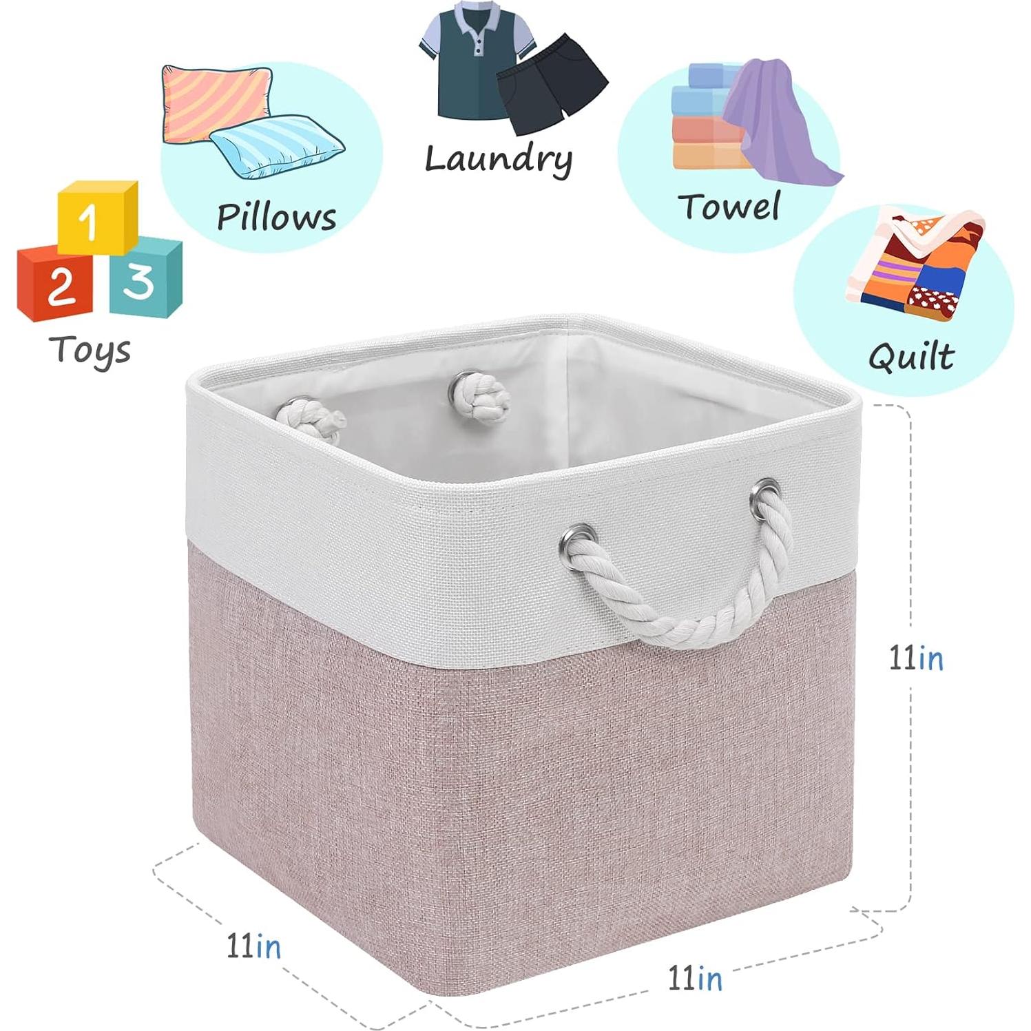 Cajas de Almacenamiento en Cubo FinishingBo 6 Piezas 27,94 cm