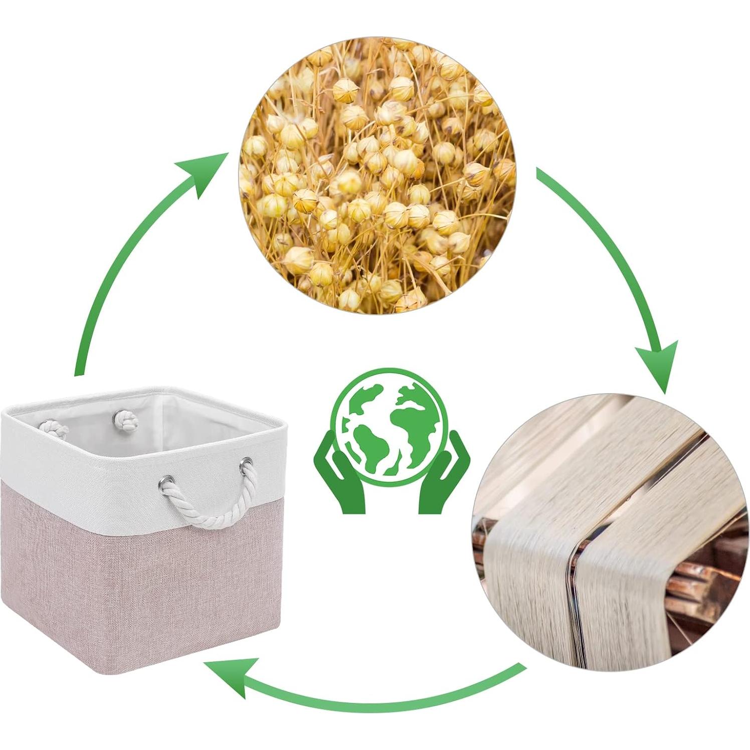 Cajas de Almacenamiento en Cubo FinishingBo 6 Piezas 27,94 cm