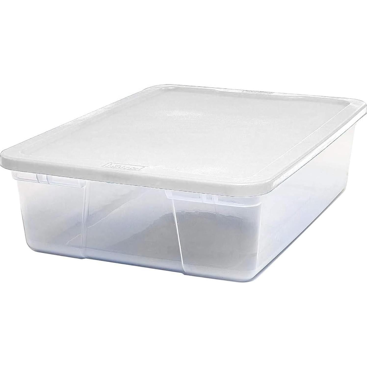 Contenedores de Almacenamiento HOMZ 28QT 2 Paquete Transparentes