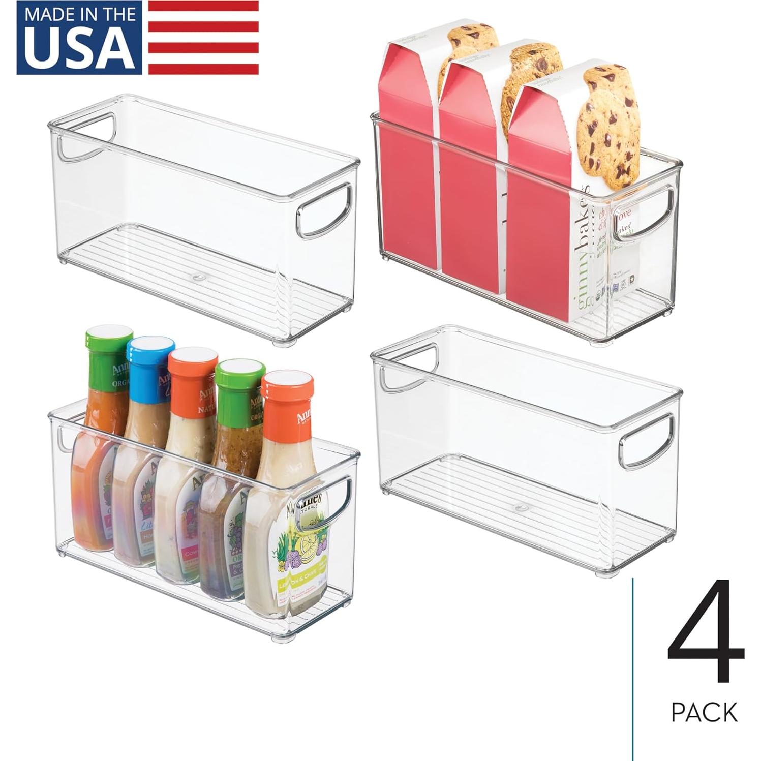 Set de 4 Contenedores Apilables iDesign para Cocina 25,4 cm