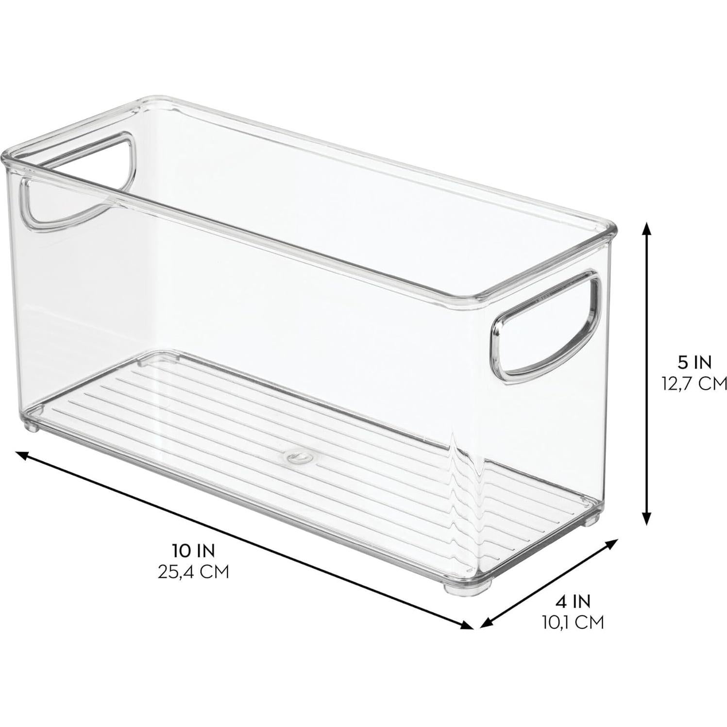 Set de 4 Contenedores Apilables iDesign para Cocina 25,4 cm