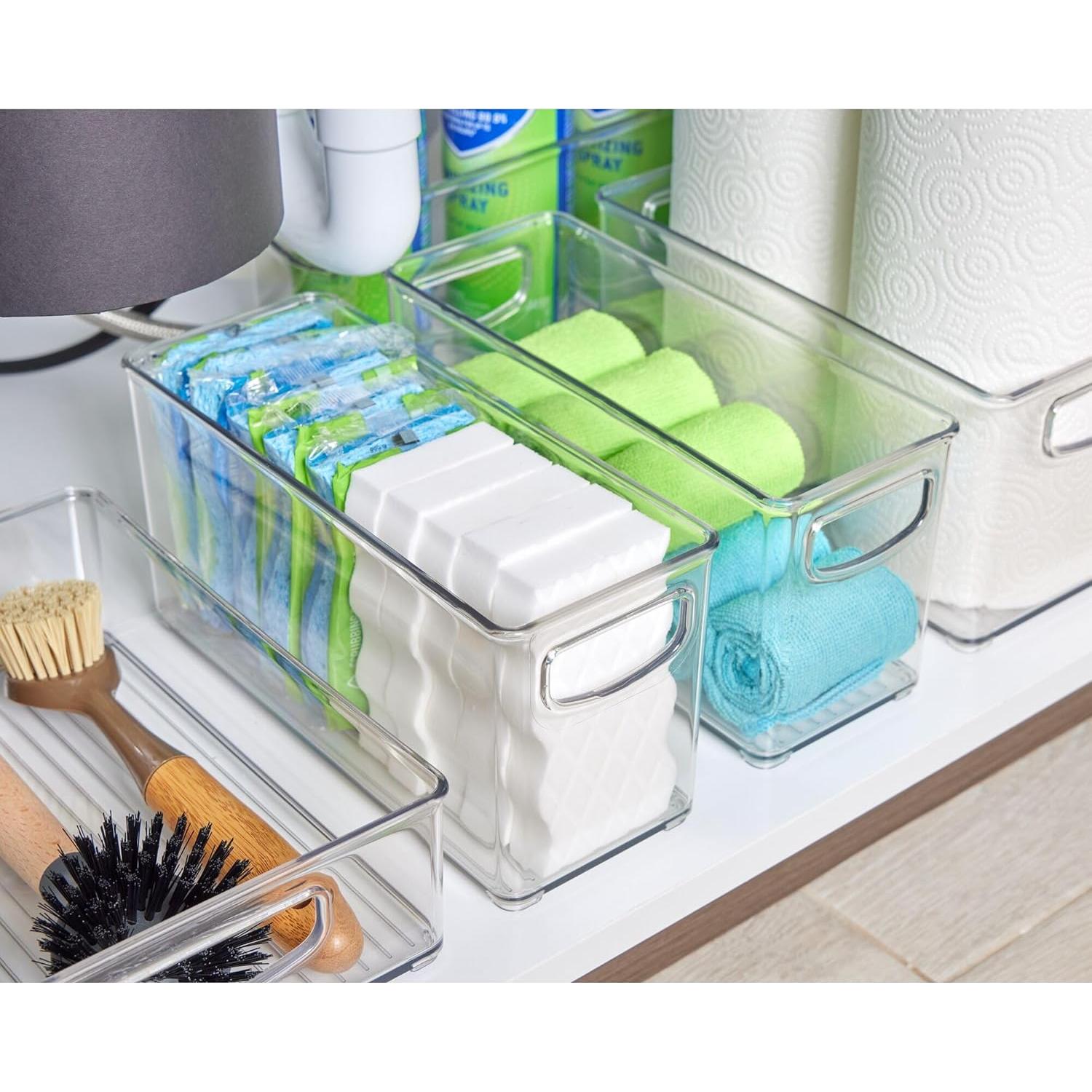 Set de 4 Contenedores Apilables iDesign para Cocina 25,4 cm